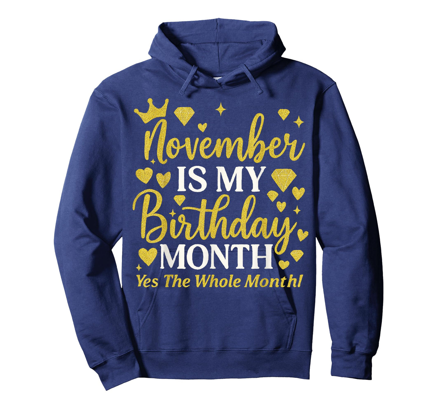 November is My Birthday Yes The Whole Month Women Girls T-Shirt