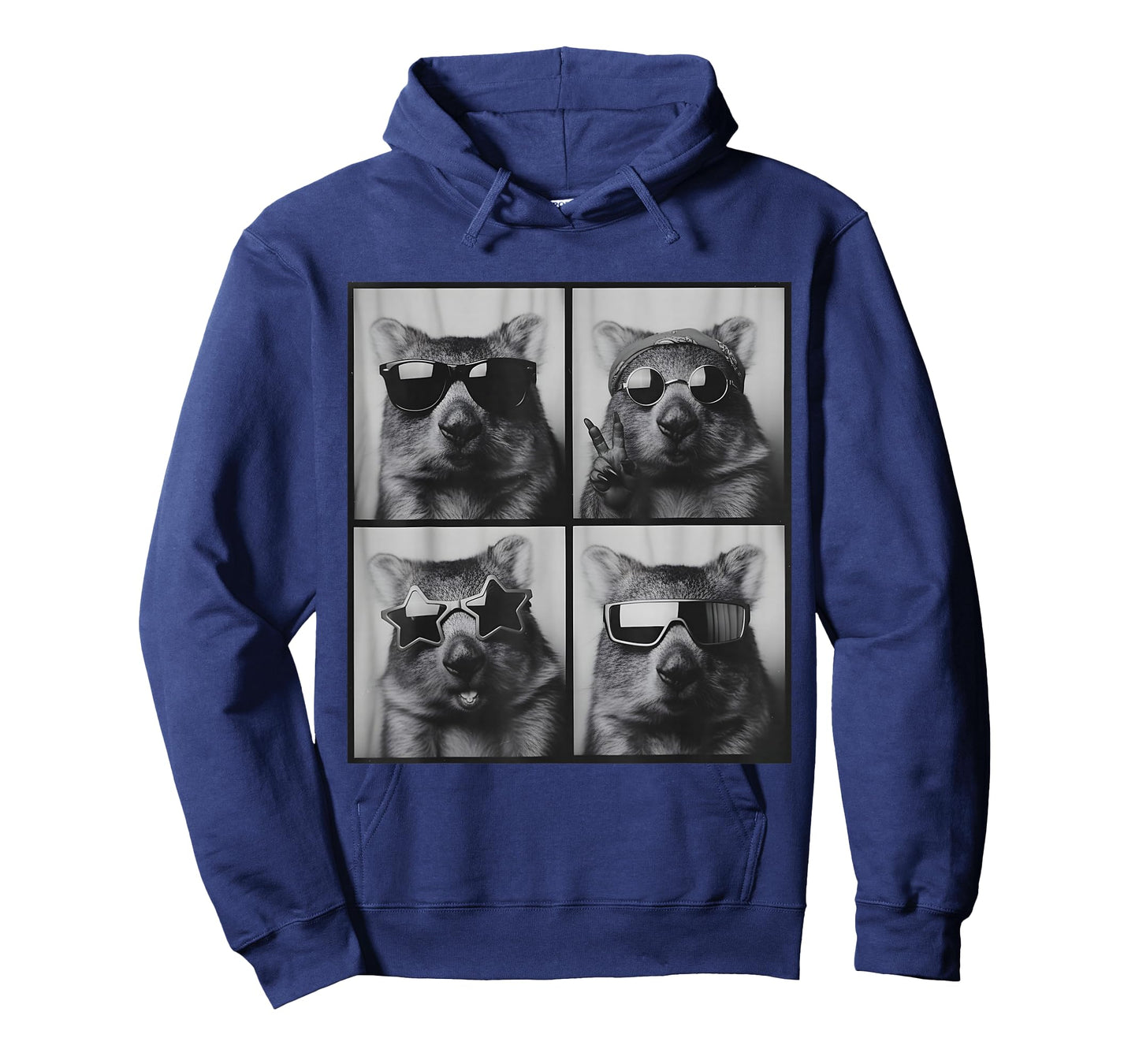 Funny Wombat Wearing Sunglasses Photo Booth Selfie T-Shirt