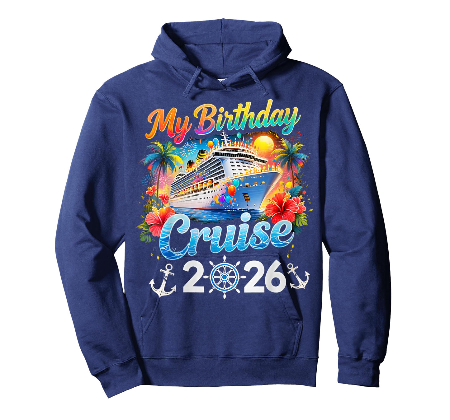 My Birthday Cruise 2026 Family Cruise Birthday Vacation Trip T-Shirt