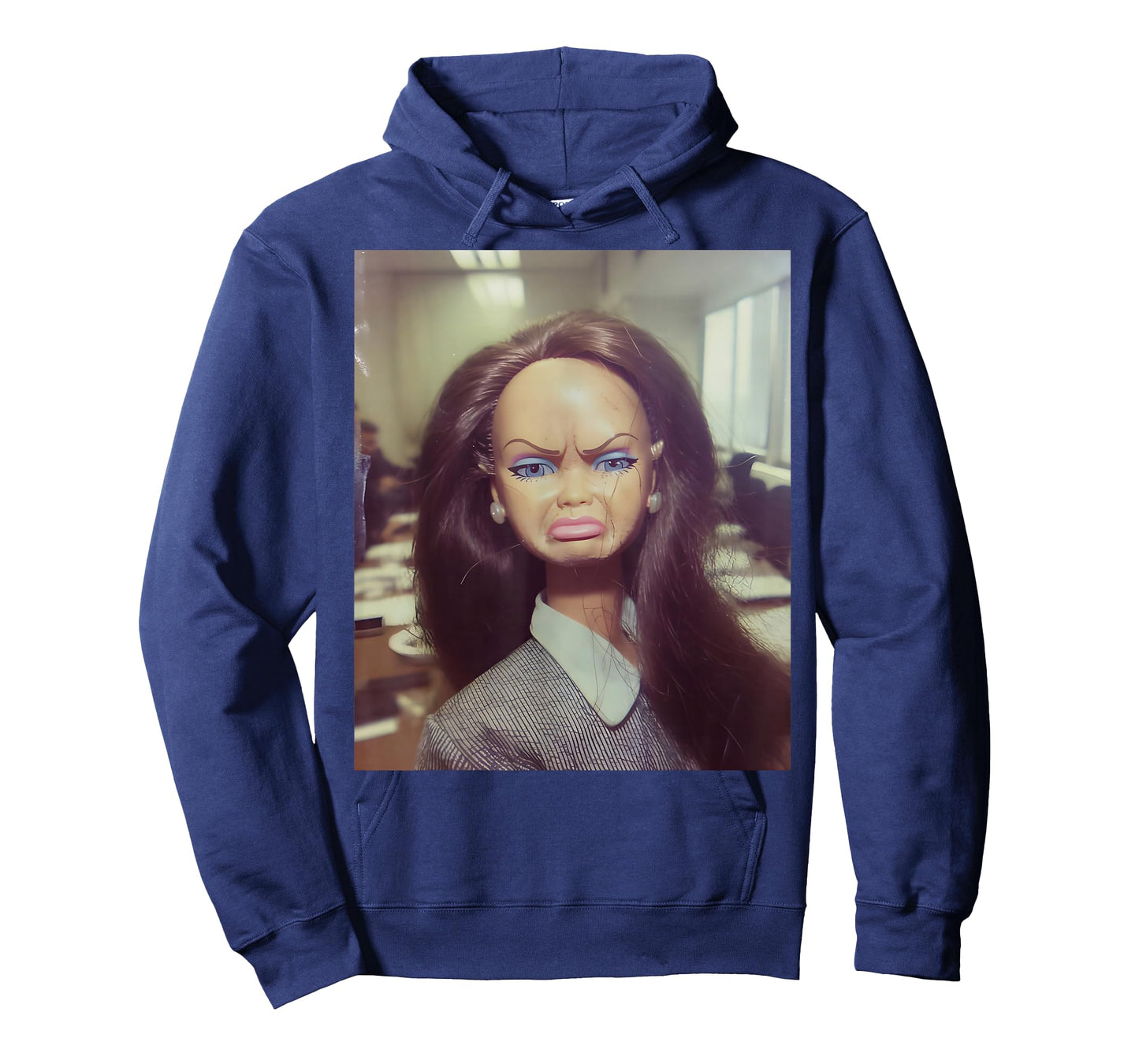 Distressed Doll Face Meme T-Shirt