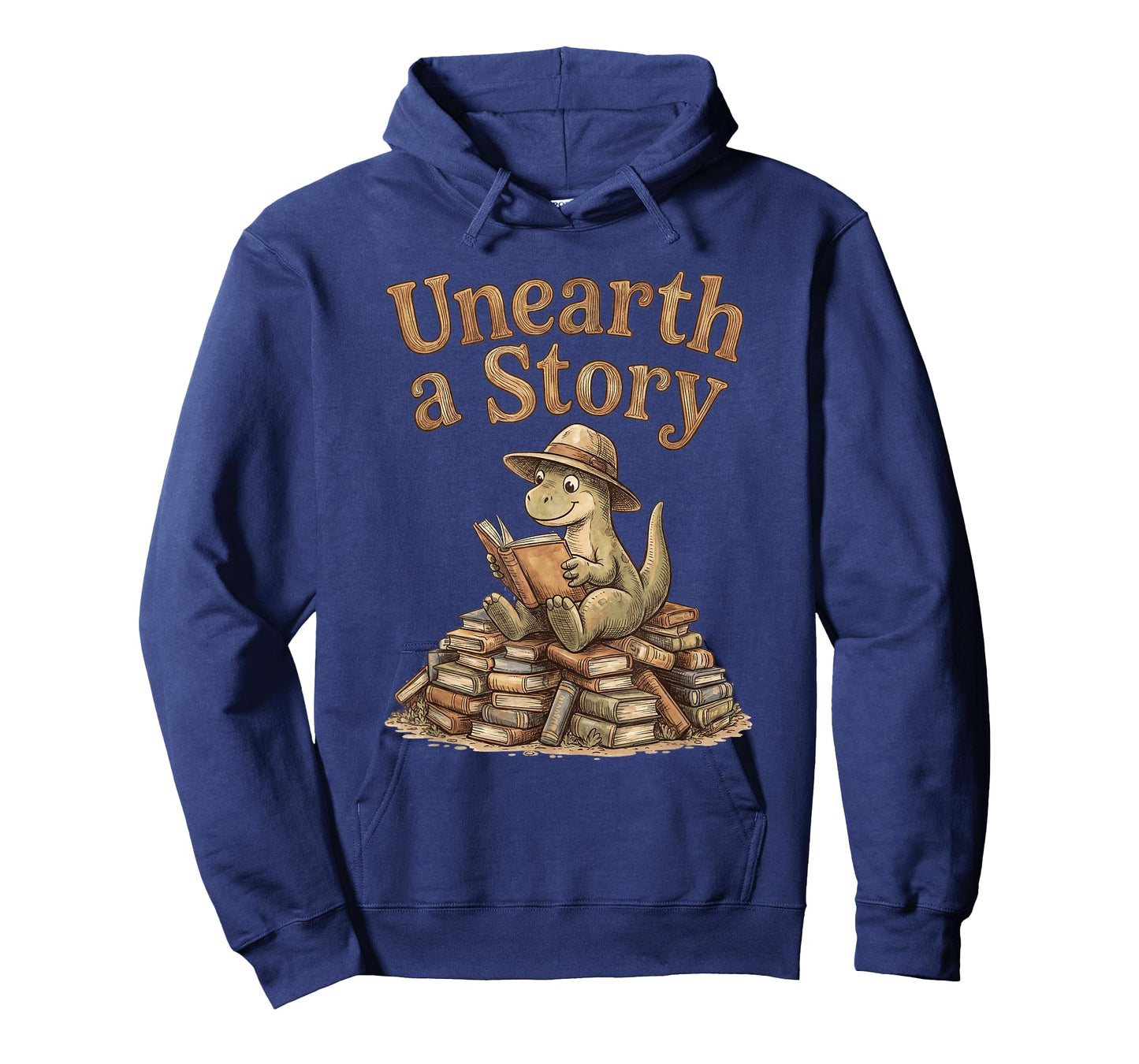 Unearth a Story Archeology Dinosaur Reading T-Shirt