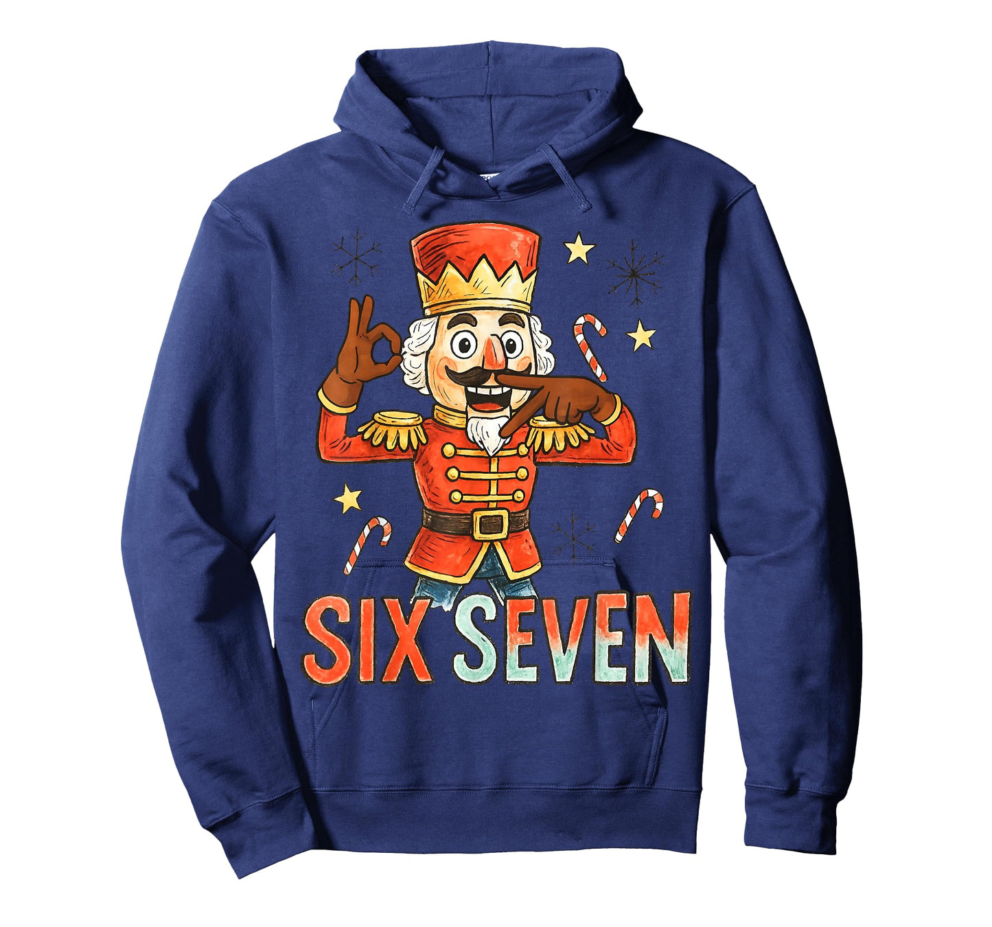 Funny Six Seven Meme Christmas Nutcracker Men Women Kids T-Shirt