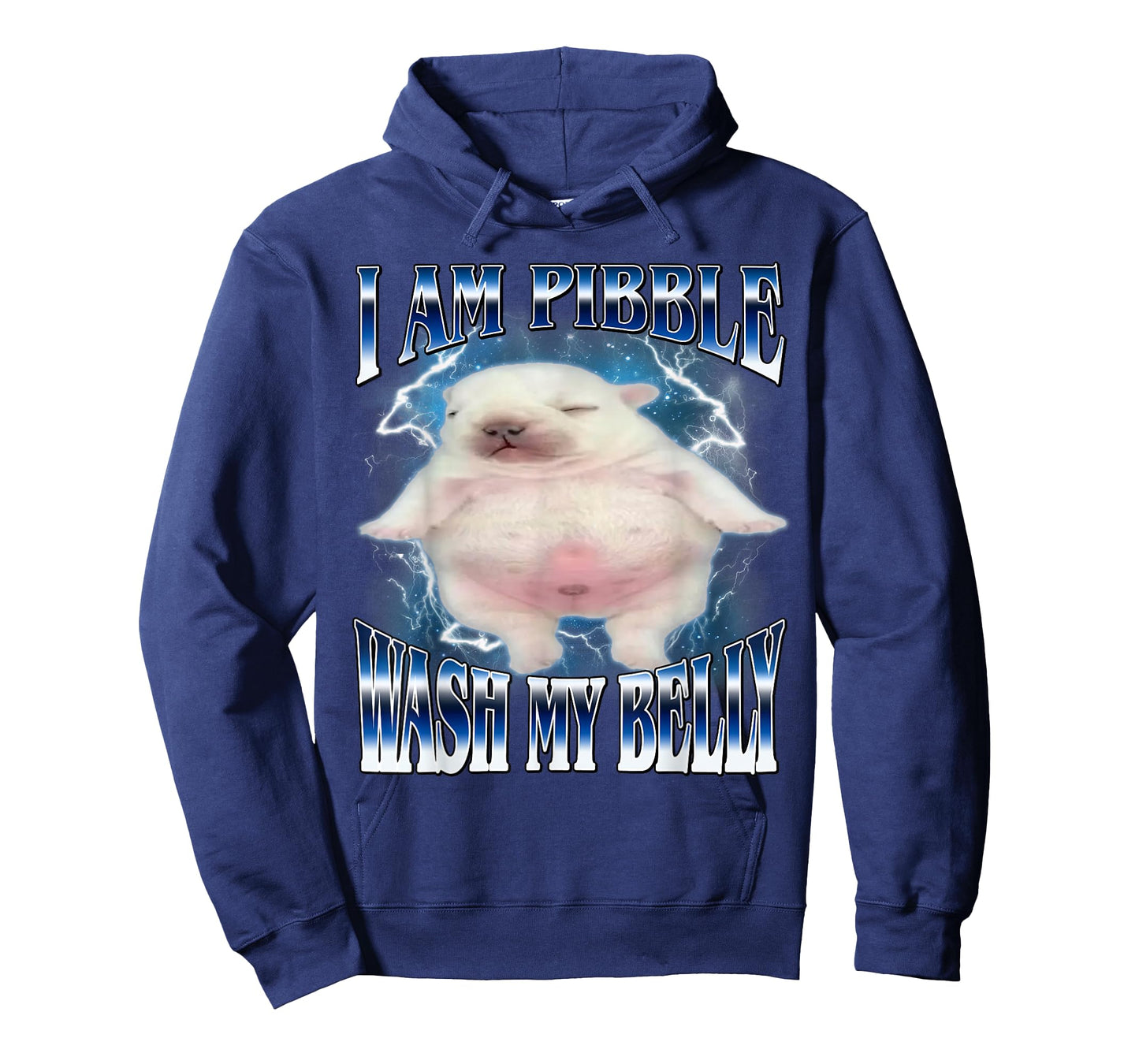 I Am Pibble Wash My Belly Funny Dog Clean My Belly Meme T-Shirt