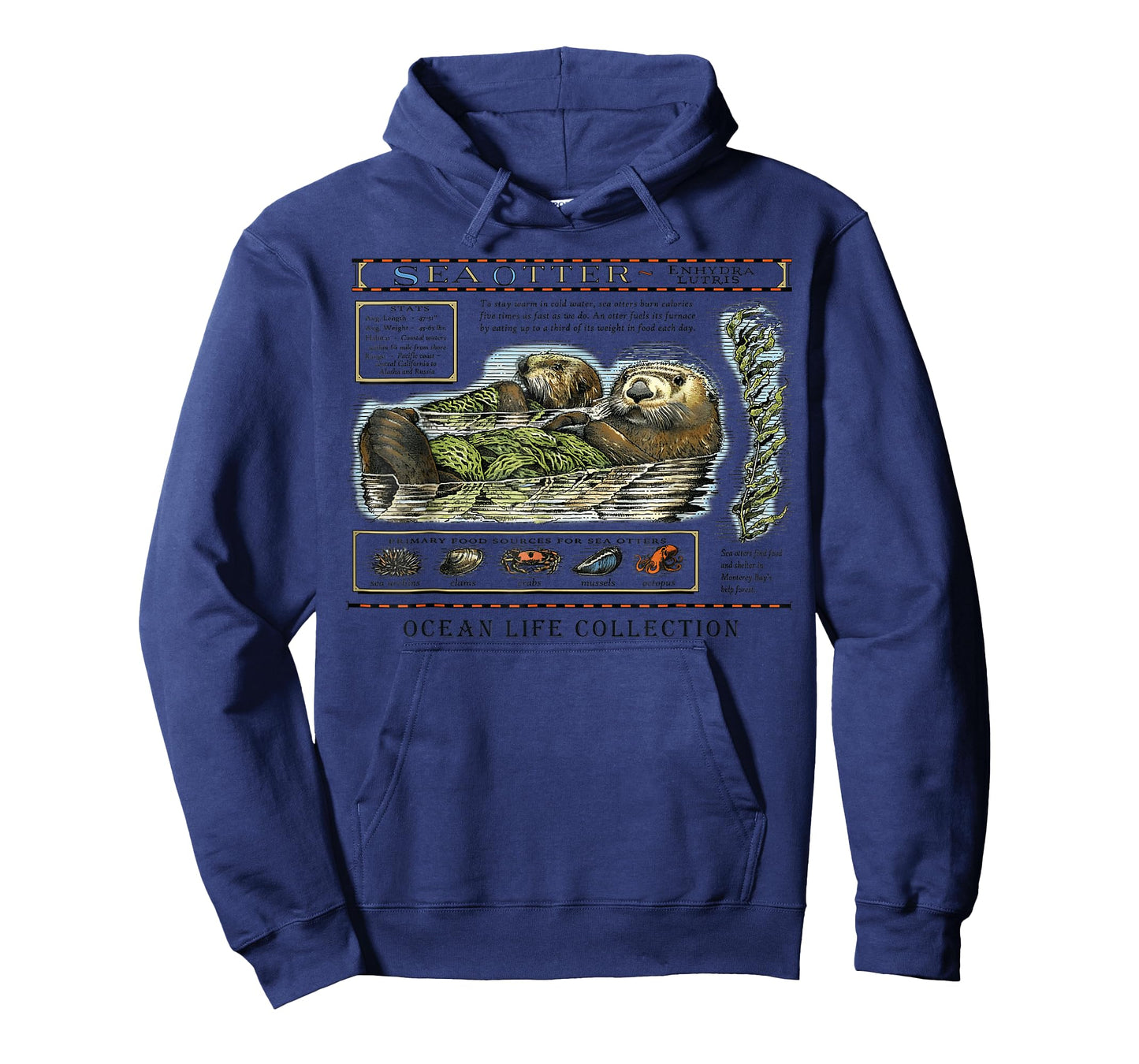 Sea Otter Monterey California 90's Aquarium Lover T-Shirt