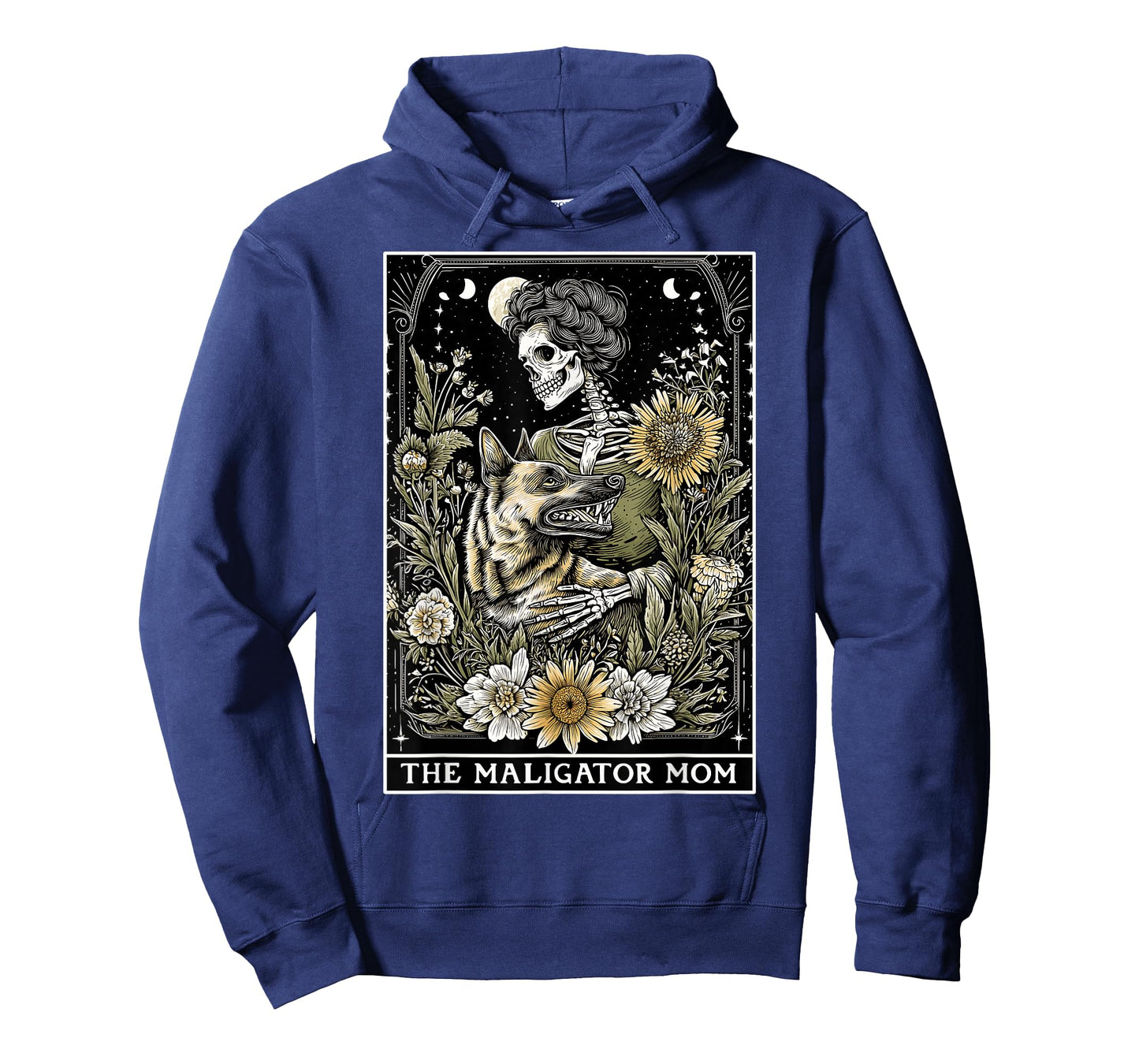 The Maligator Mom Mama Belgian Malinois Dog Tarot Card T-Shirt