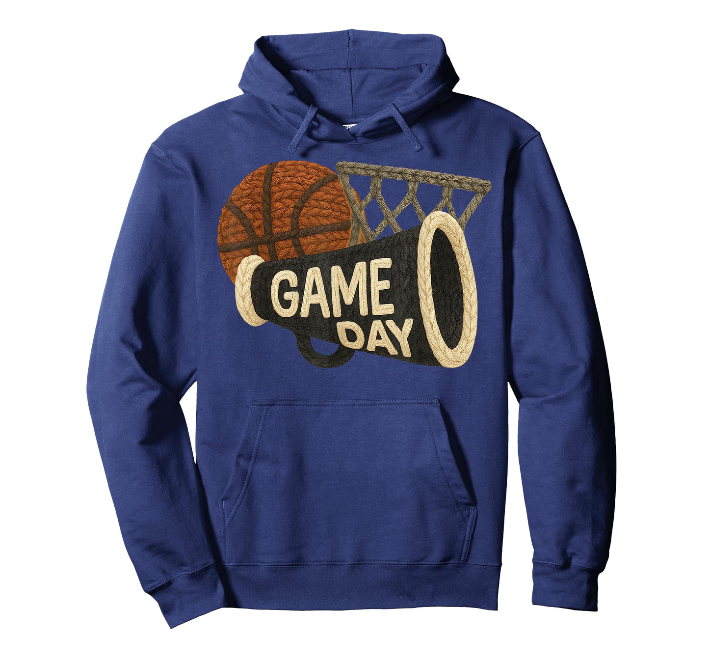 Cute Crochet Game Day Basketball Mom for Girl Women Kids T-Shirt