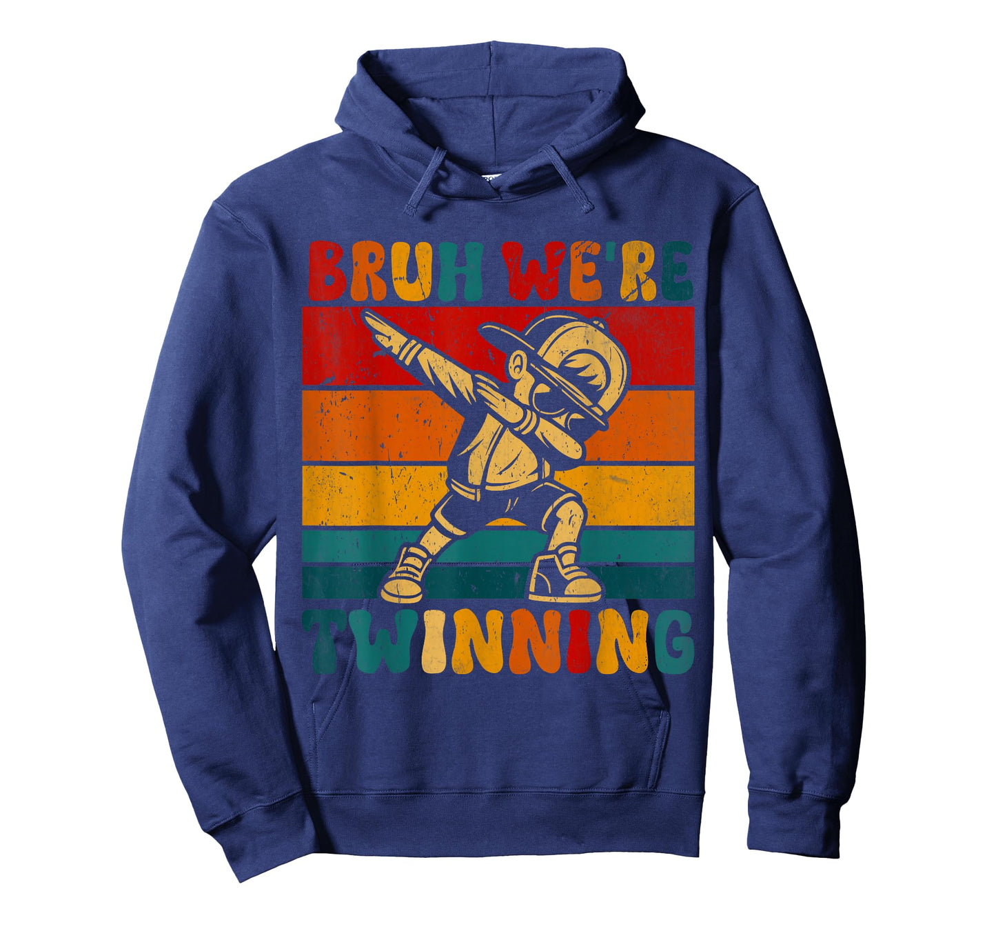 Bruh We are Twinning Kids Boys Funny Twin Day Dabbing T-Shirt