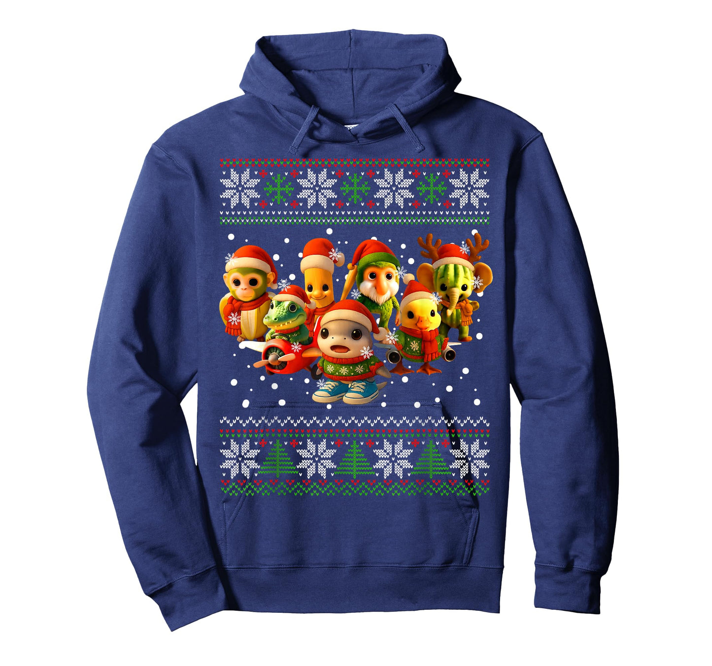 All Baby Brainrot Italian Meme Cute Xmas Ugly Sweater Kids T-Shirt