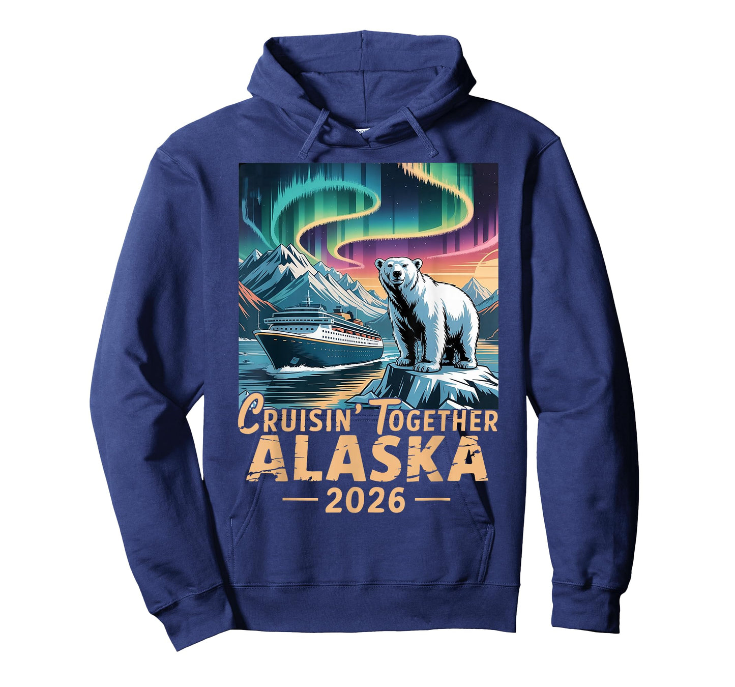 Family Alaska Cruise Trip Bear Cruising Together Alaska 2026 T-Shirt