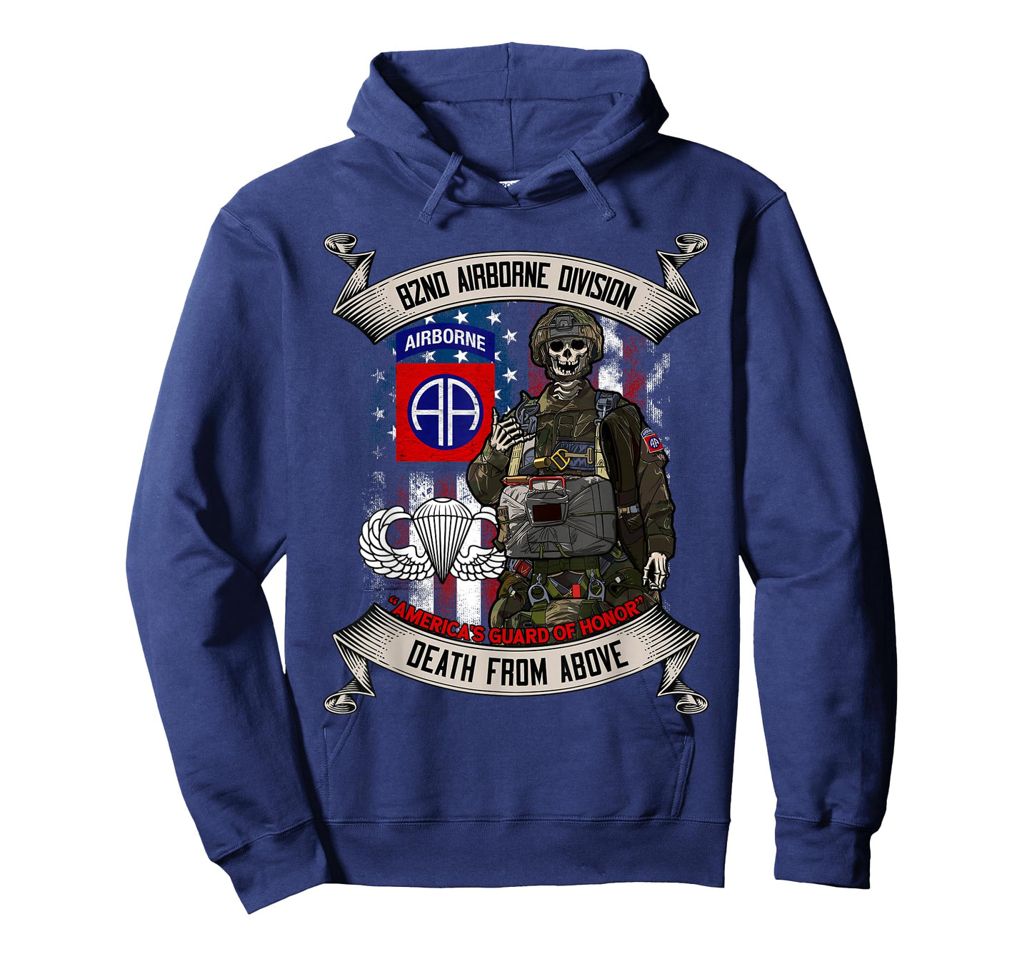 82nd Airborne Division Paratrooper Fort Bragg Jump Wings T-Shirt