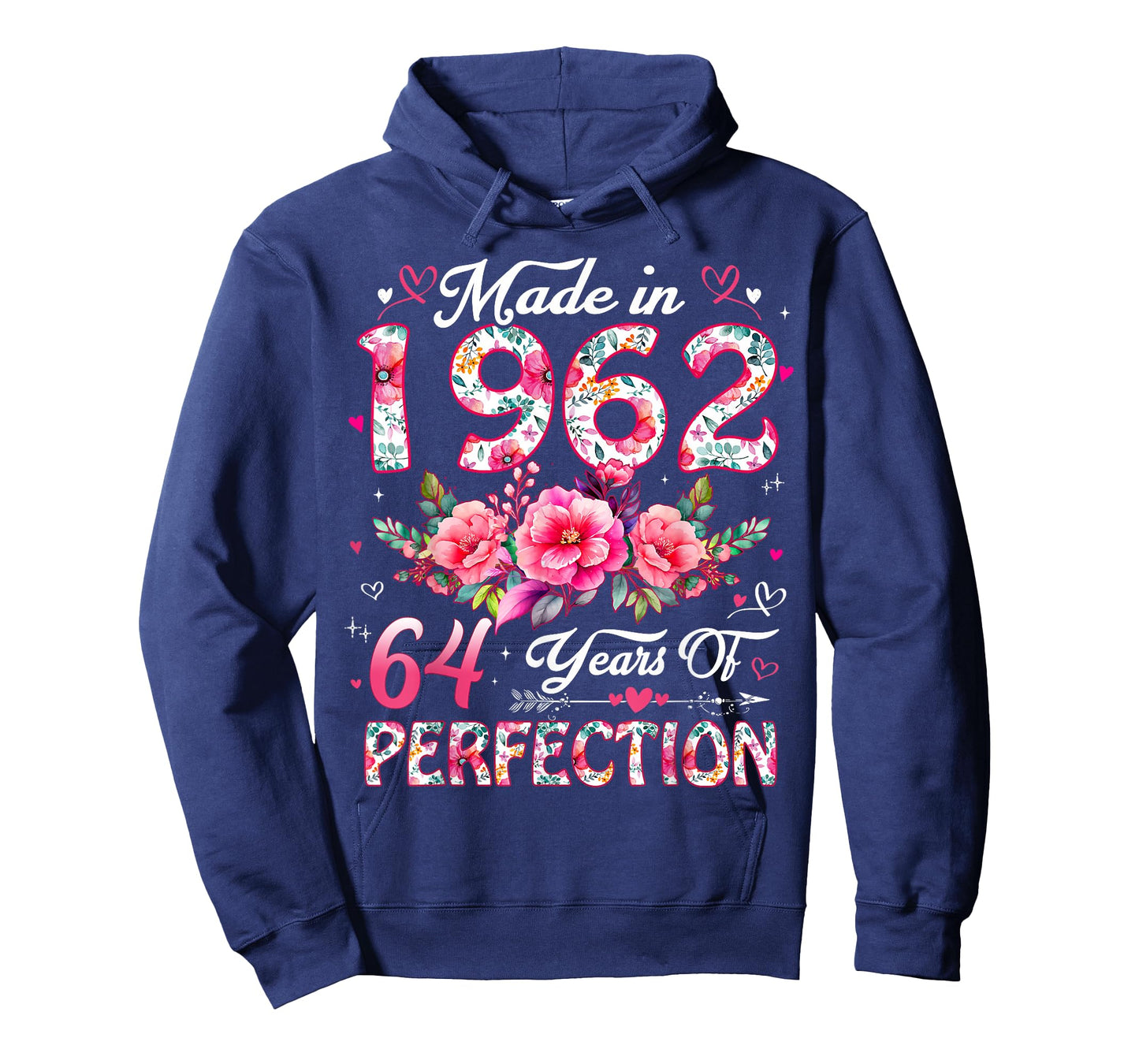 64 Year Old Made in 1962 Floral 64th Birthday Women T-Shirt