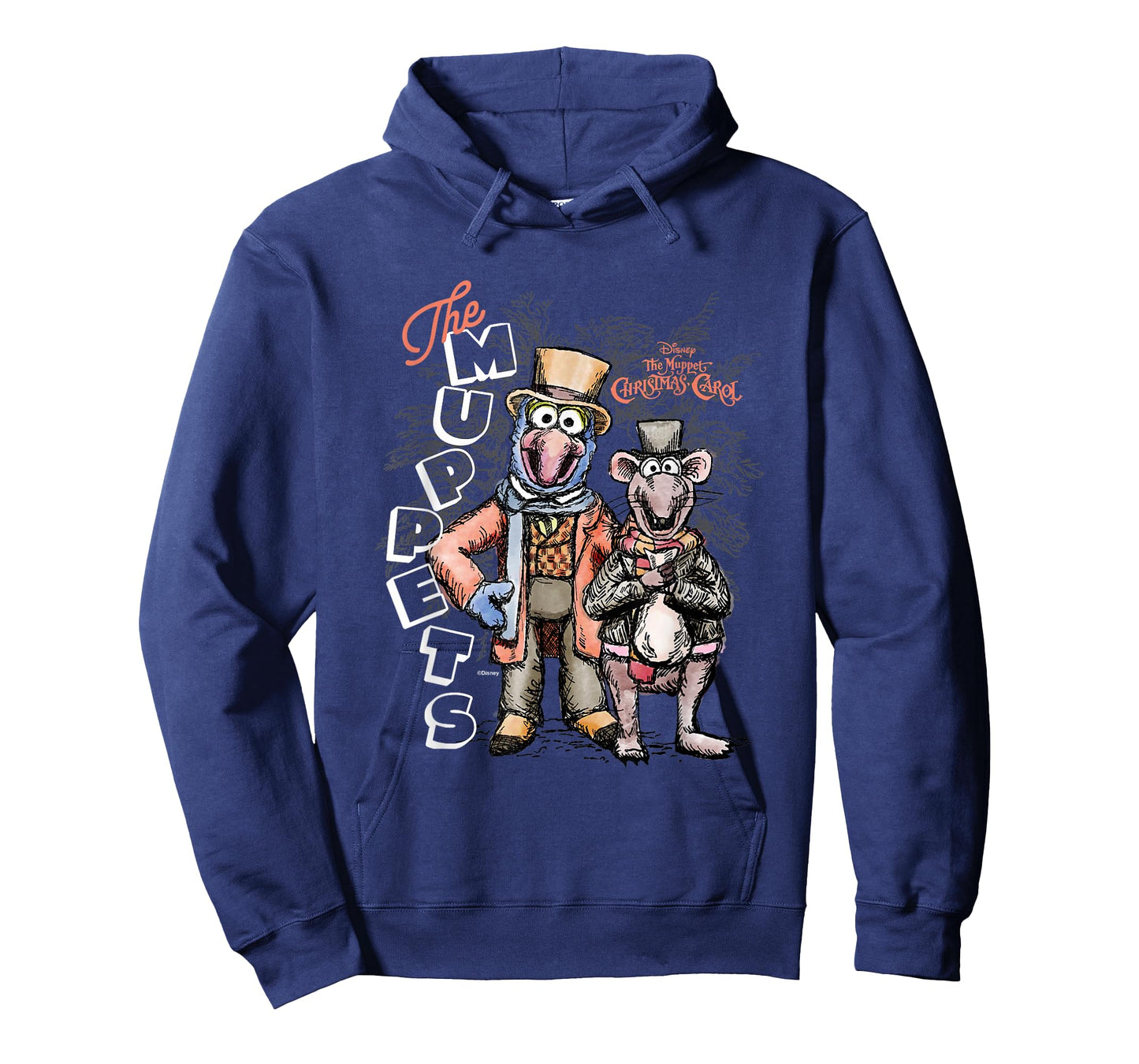 Disney The Muppet Christmas Carol Gonzo Rizzo Sketch T-Shirt