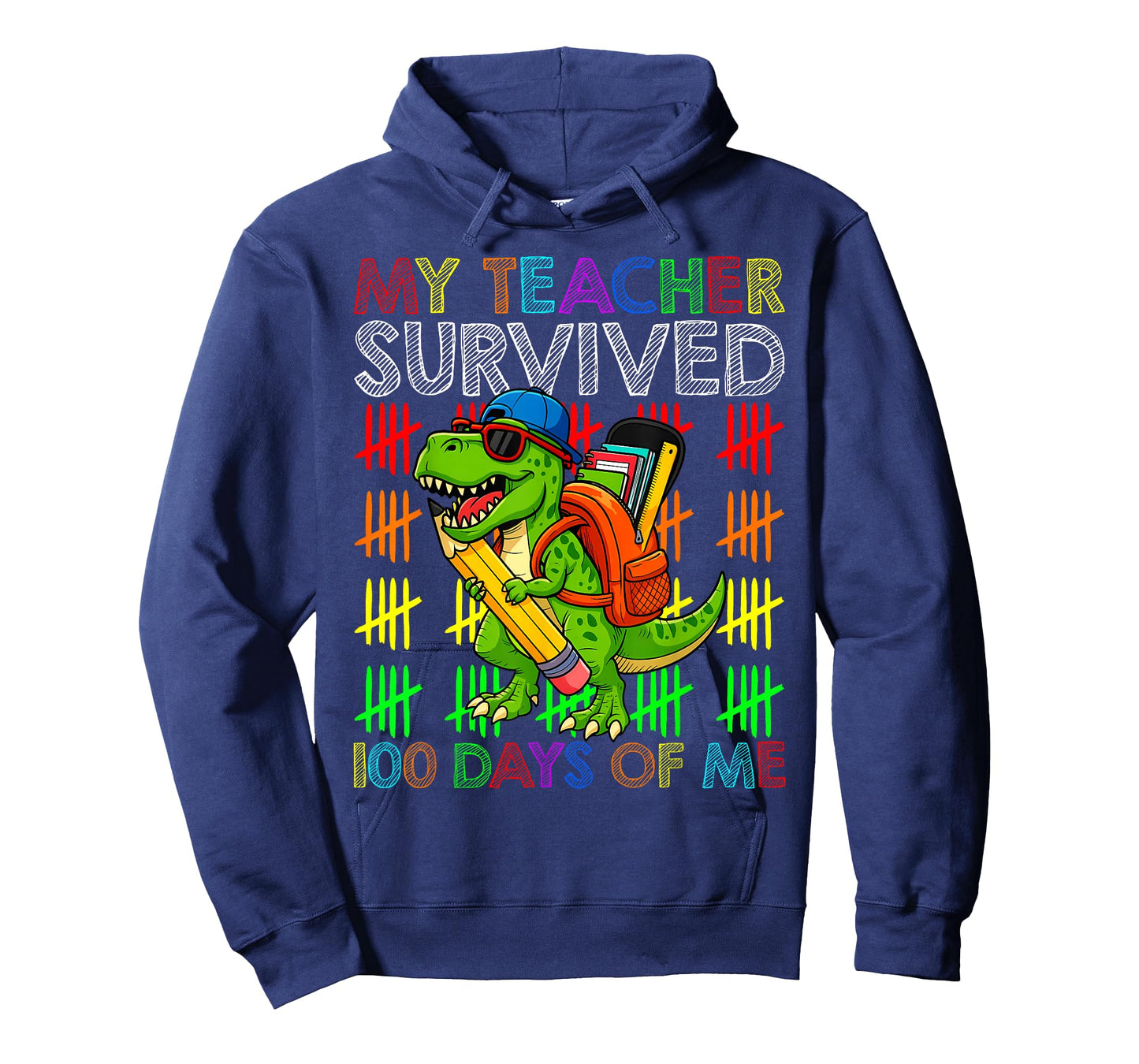 My Teacher Survived 100 Days of Me Funny 100 Days of School T-Shirt