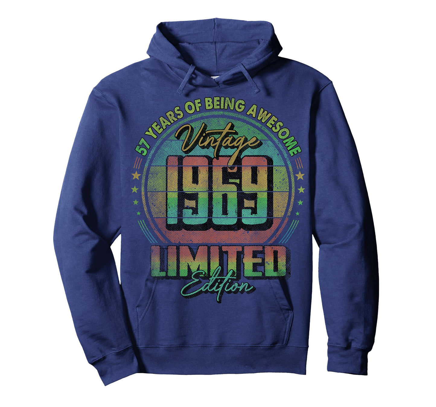 Vintage 1969 Limited Edition Shirt 57 Year Old 57th Birthday T-Shirt