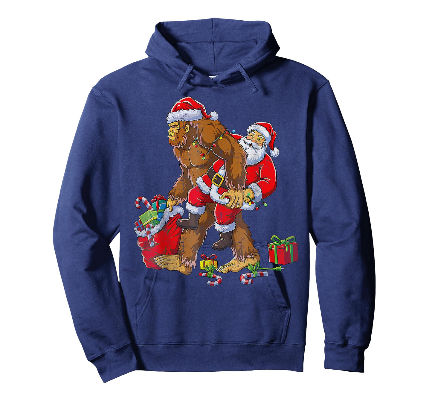 Bigfoot Sasquatch for Men Grandpa Boys Kids Christmas Xmas T-Shirt