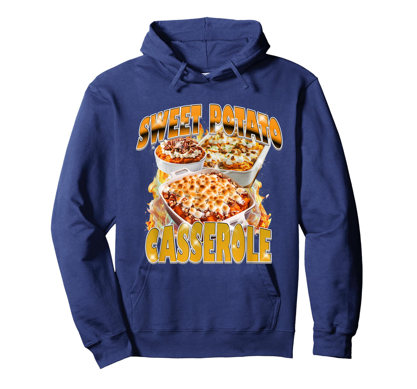 Thanksgiving Sweet Potato Casserole Bootleg 90's Rap Rock T-Shirt