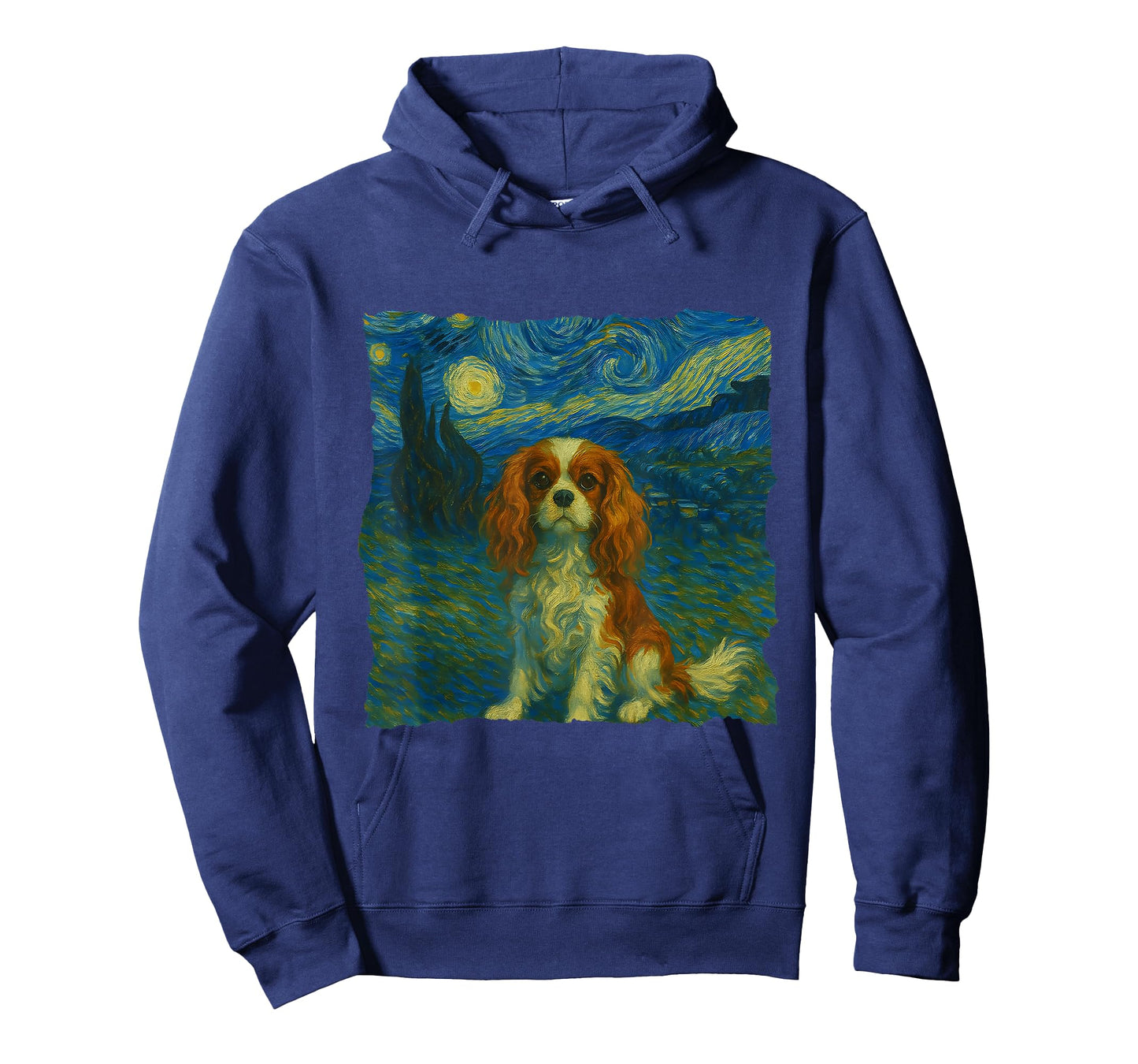 Cavalier King Charles Spaniel Starry Night Dog Lovers T-Shirt