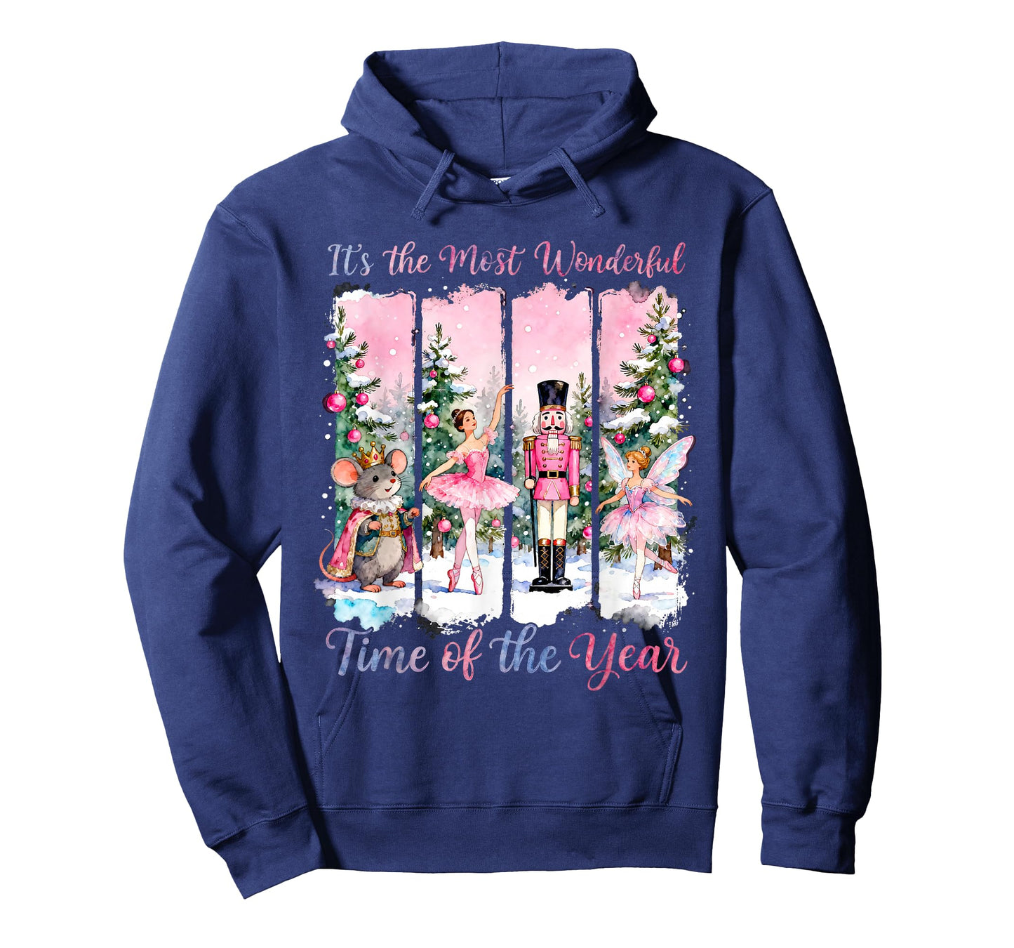 Pink Coquette Bow Nutcracker Friends Snow Globe Christmas T-Shirt