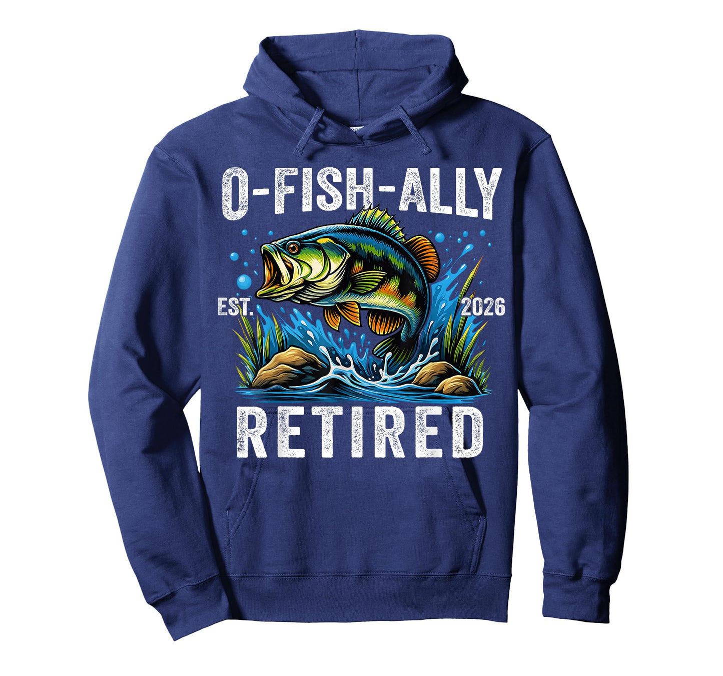 Fisherman Fishing Mens Retirement O-Fish-Ally Retired 2026 T-Shirt
