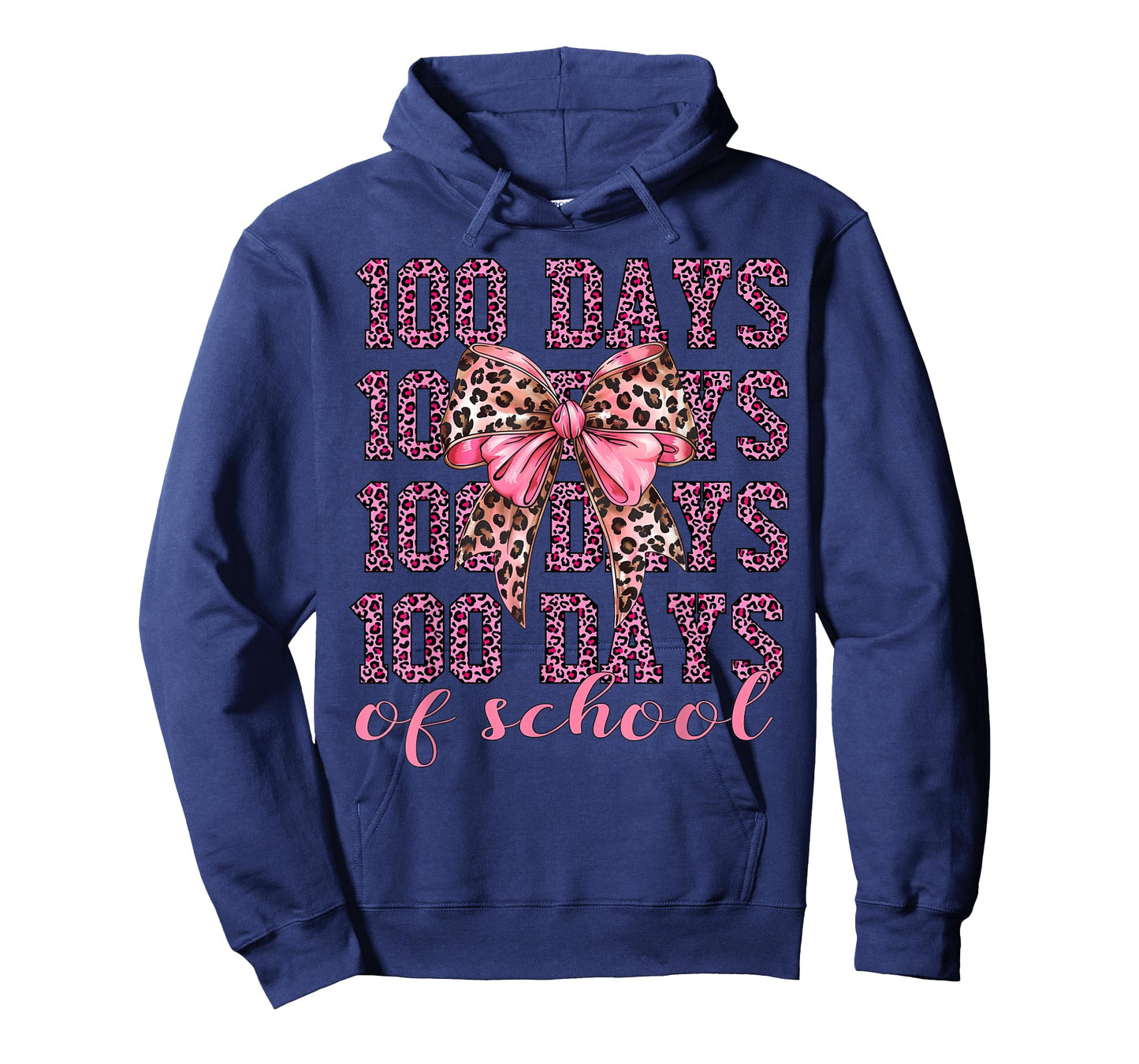 I Survived 100 Days of School 100th Day of School Leopard T-Shirt
