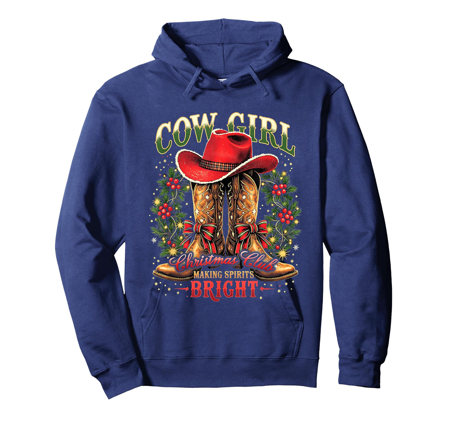 Christmas Y'all Xmas Coquette Cowgirl Let’s Go Girls Howdy T-Shirt