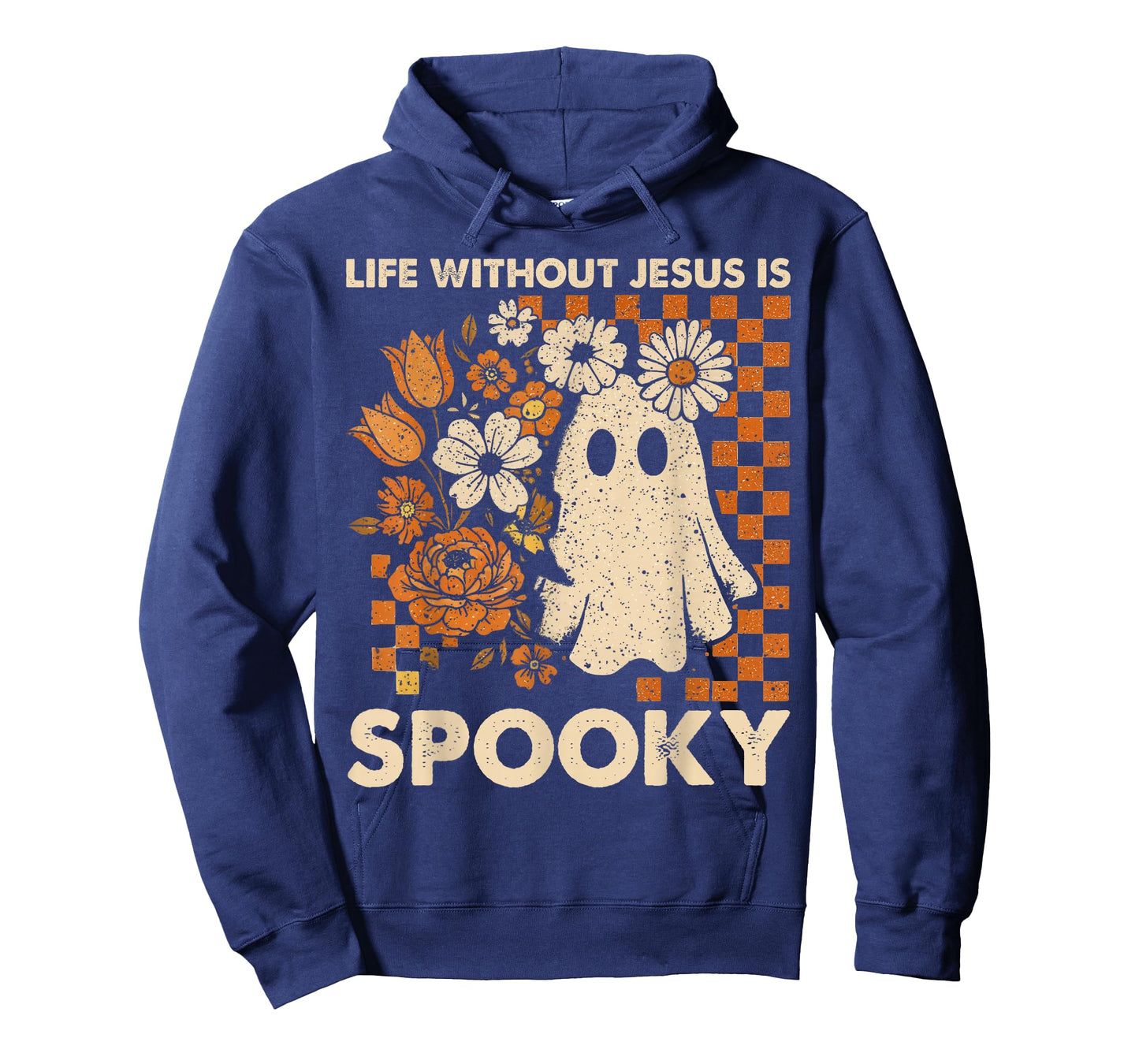 Life Without Jesus is Spooky Floral Christian Halloween T-Shirt