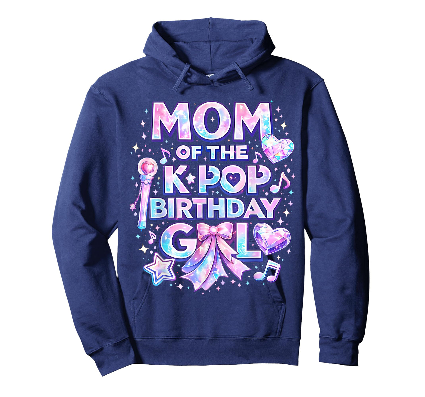 Mom of The K-Pop Birthday Girls Korean Music Music Lovers T-Shirt