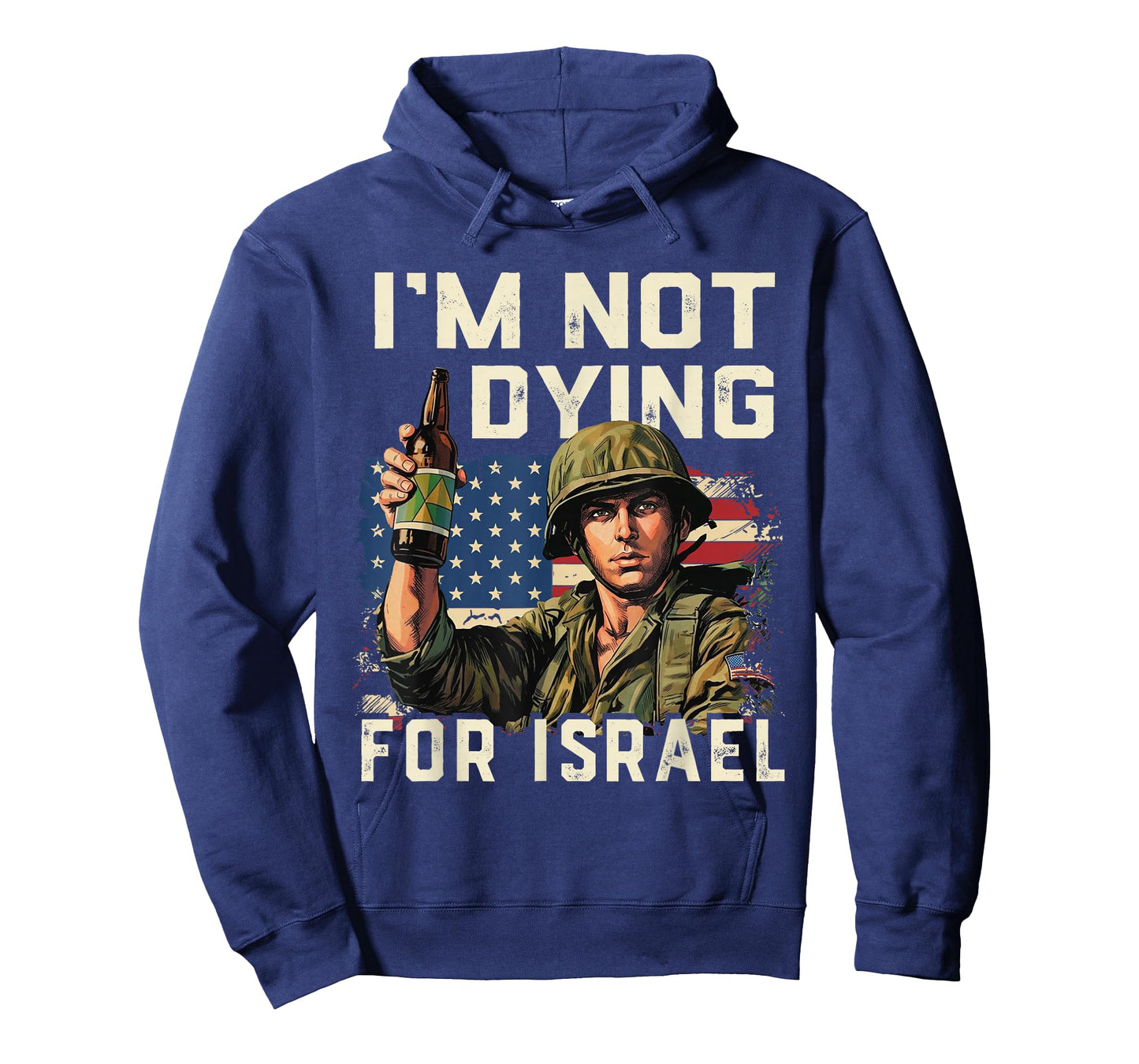 Im Not Dying for Israel Political USA Flag No Wars No Kings T-Shirt