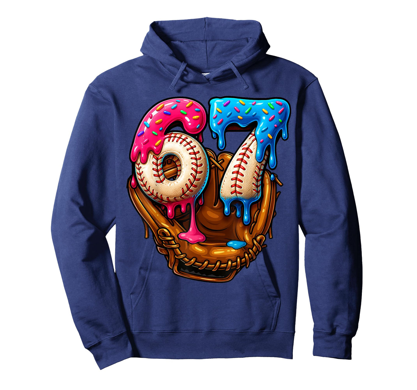 Baseball 67 Six Seven Funny 6 7 Meme Gen Alpha Meme Drip 6/7 T-Shirt