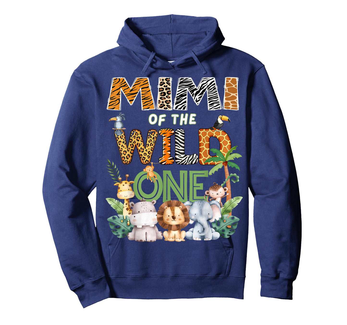 Mimi of The Wild One Safari 1St Birthday Kids T-Shirt