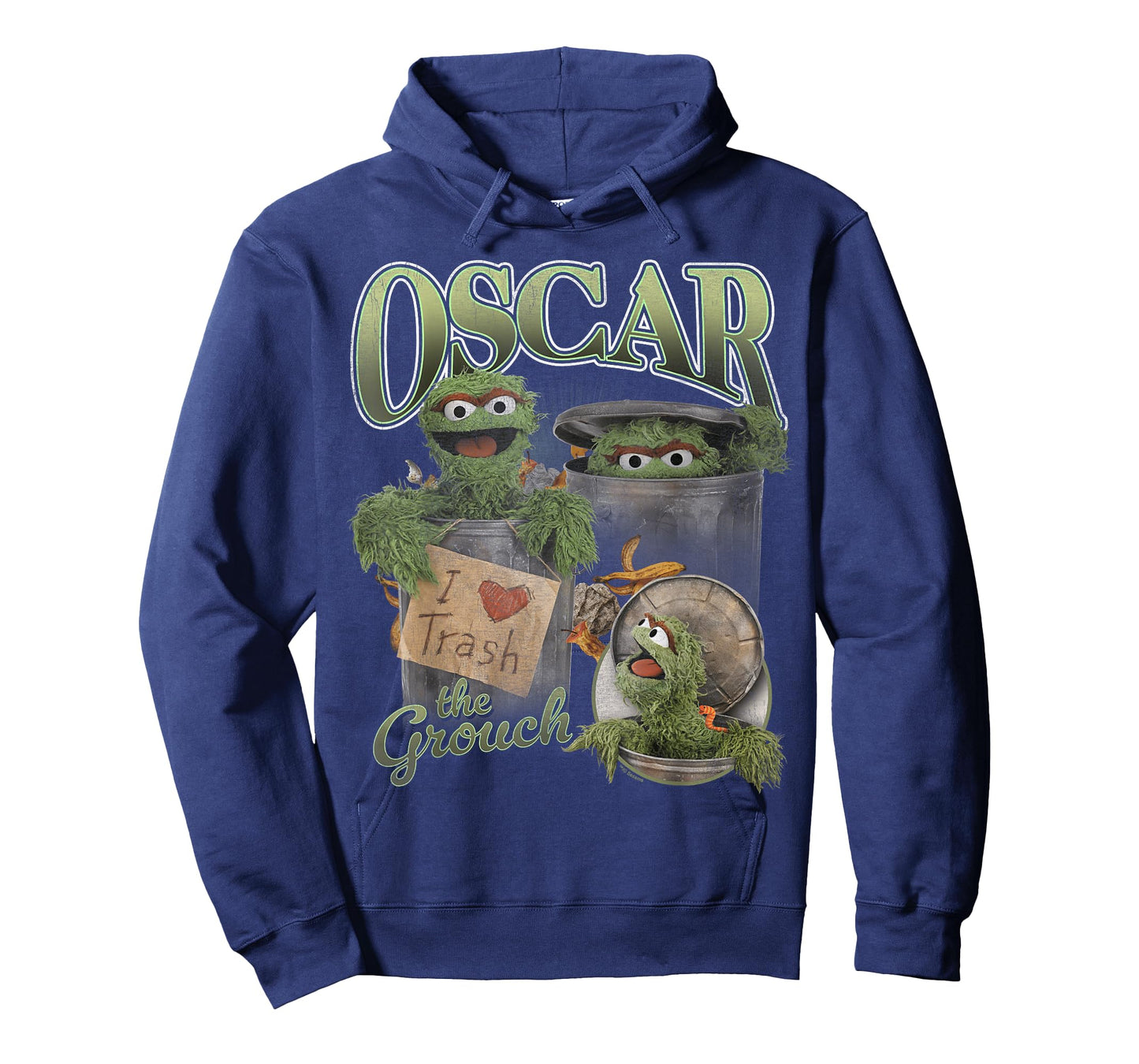 Sesame Street Oscar The Grouch Bootleg Style T-Shirt