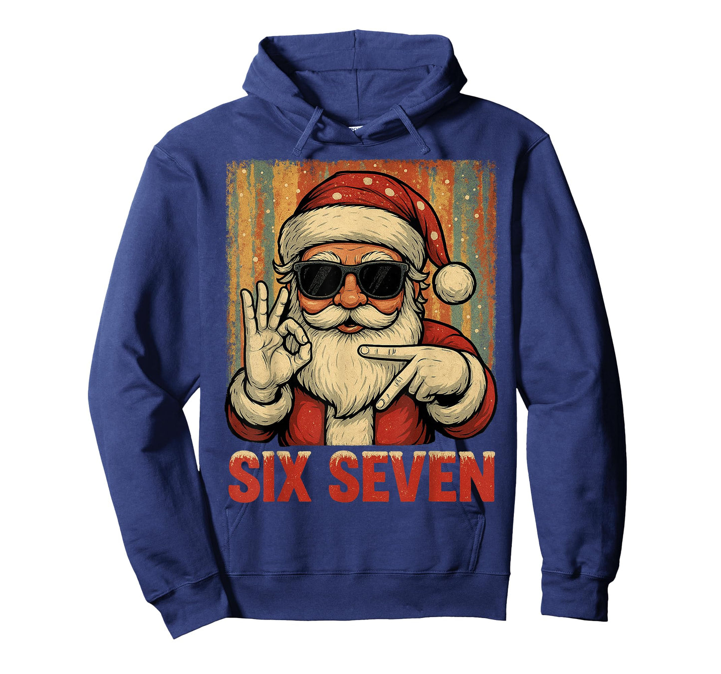 Funny Six Seven Meme Christmas Cool Santa Saying 6 7 T-Shirt