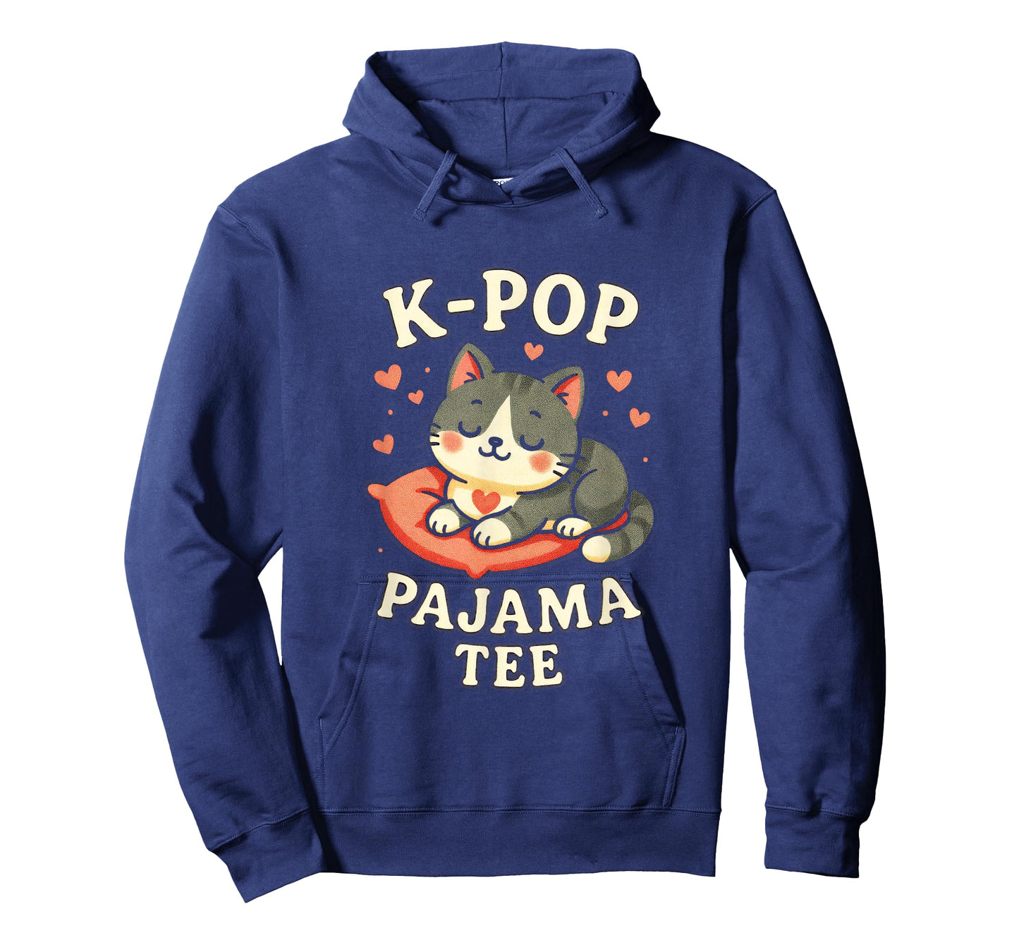 K-POP - Music Sleeping Cat Korean Pop T-Shirt
