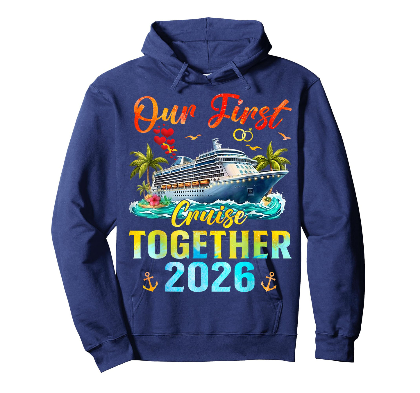 Our First Cruise 2026 Together Family Matching Couples T-Shirt