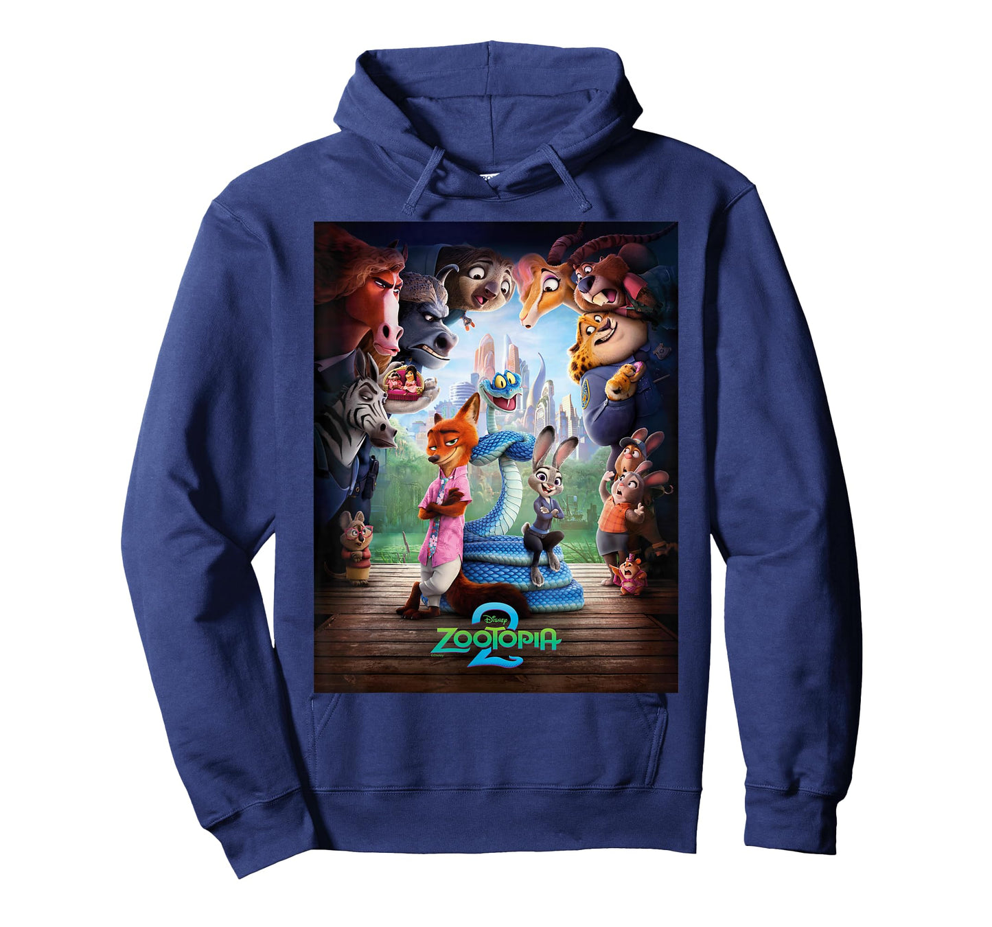 Disney Zootopia 2 Nick Judy & Gary Surrounded Poster Art T-Shirt