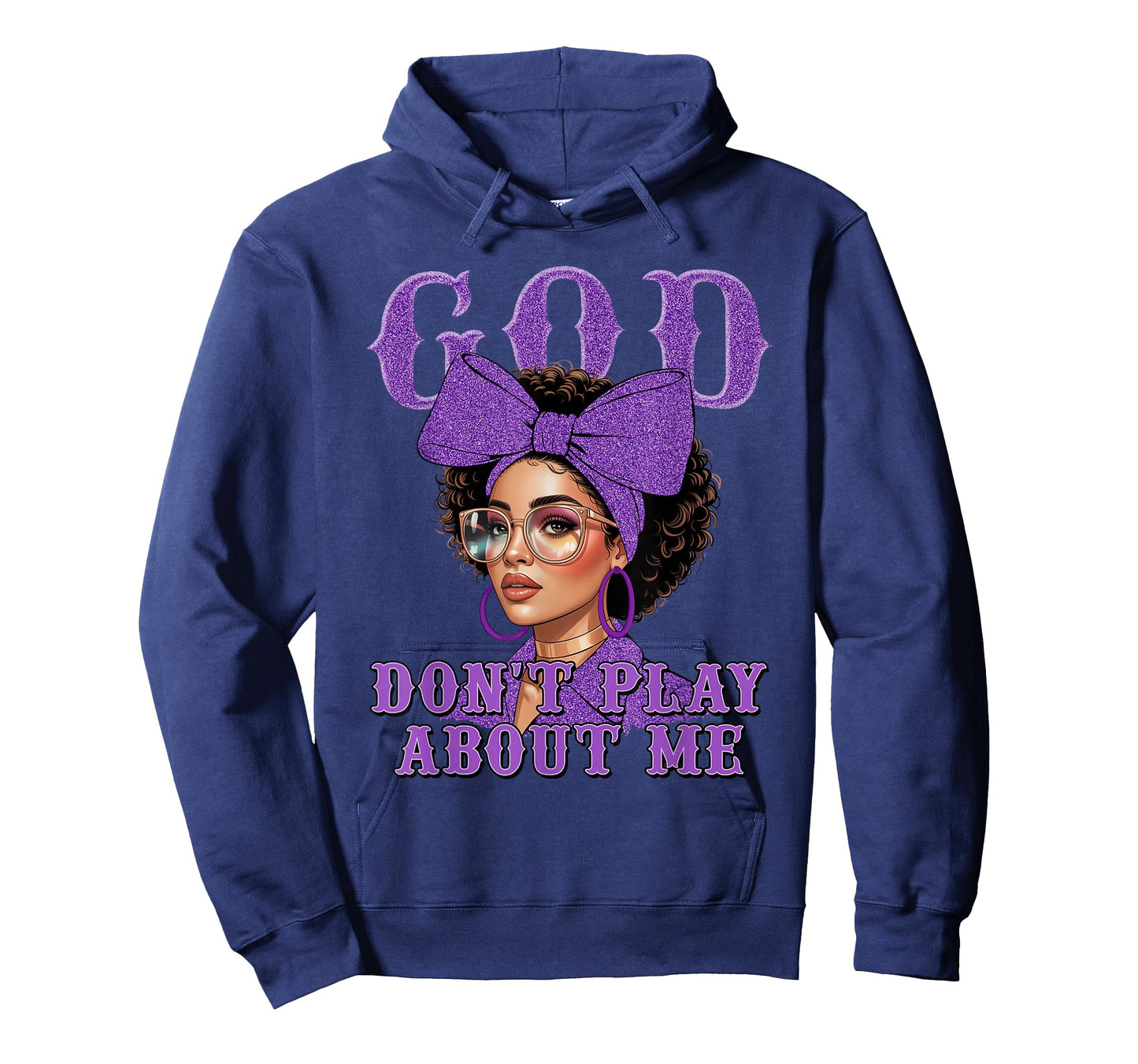 God Don't Play About Me Black Women Afro African Christian T-Shirt