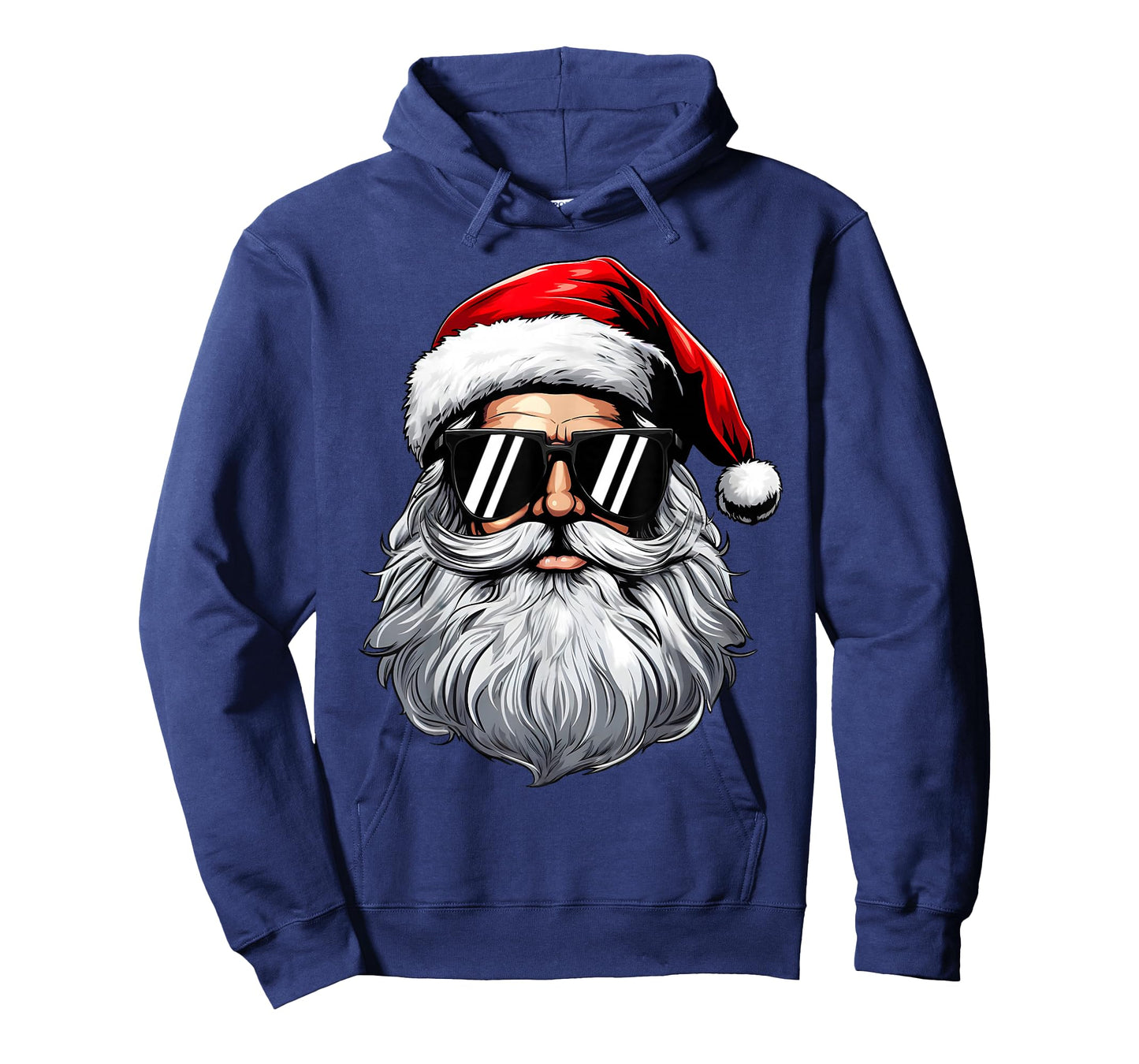 Santa Face Retro Sunglasses Christmas Shirts for Mens Boys T-Shirt