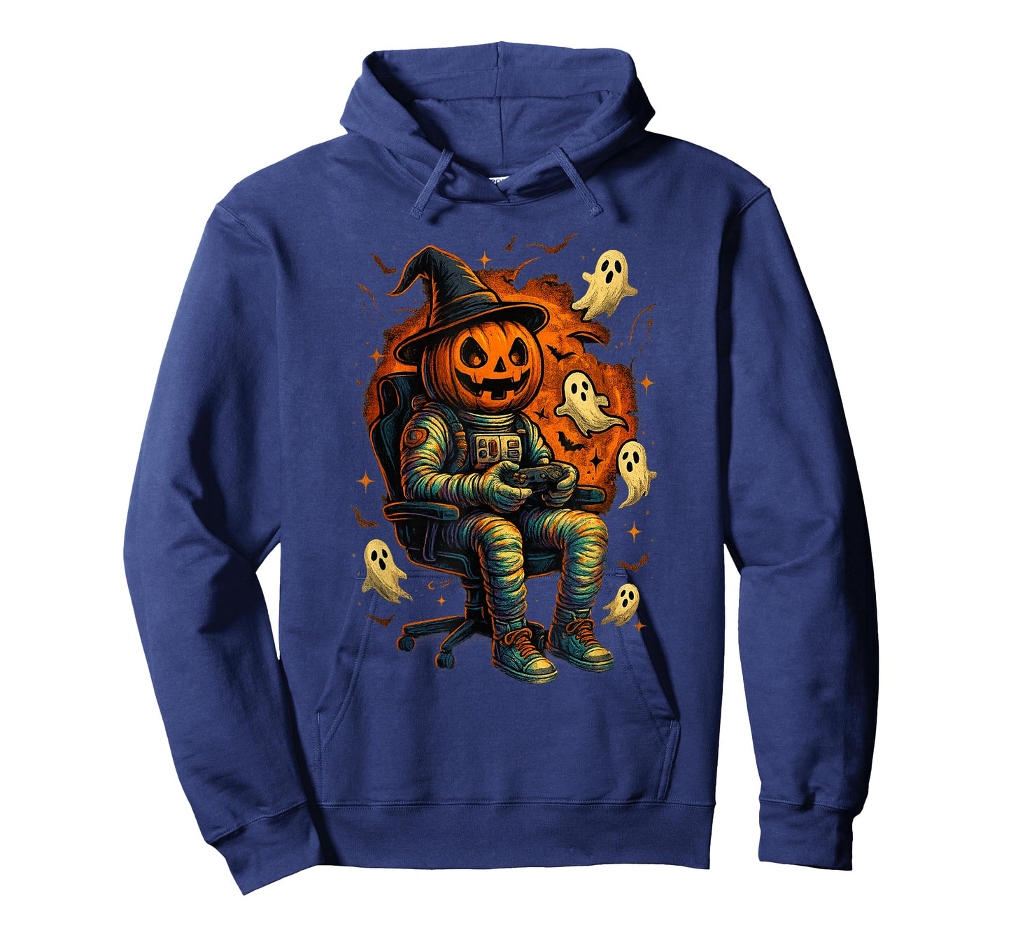 Funny Halloween Astronaut Shirt Pumpkin Gamer Costume T-Shirt
