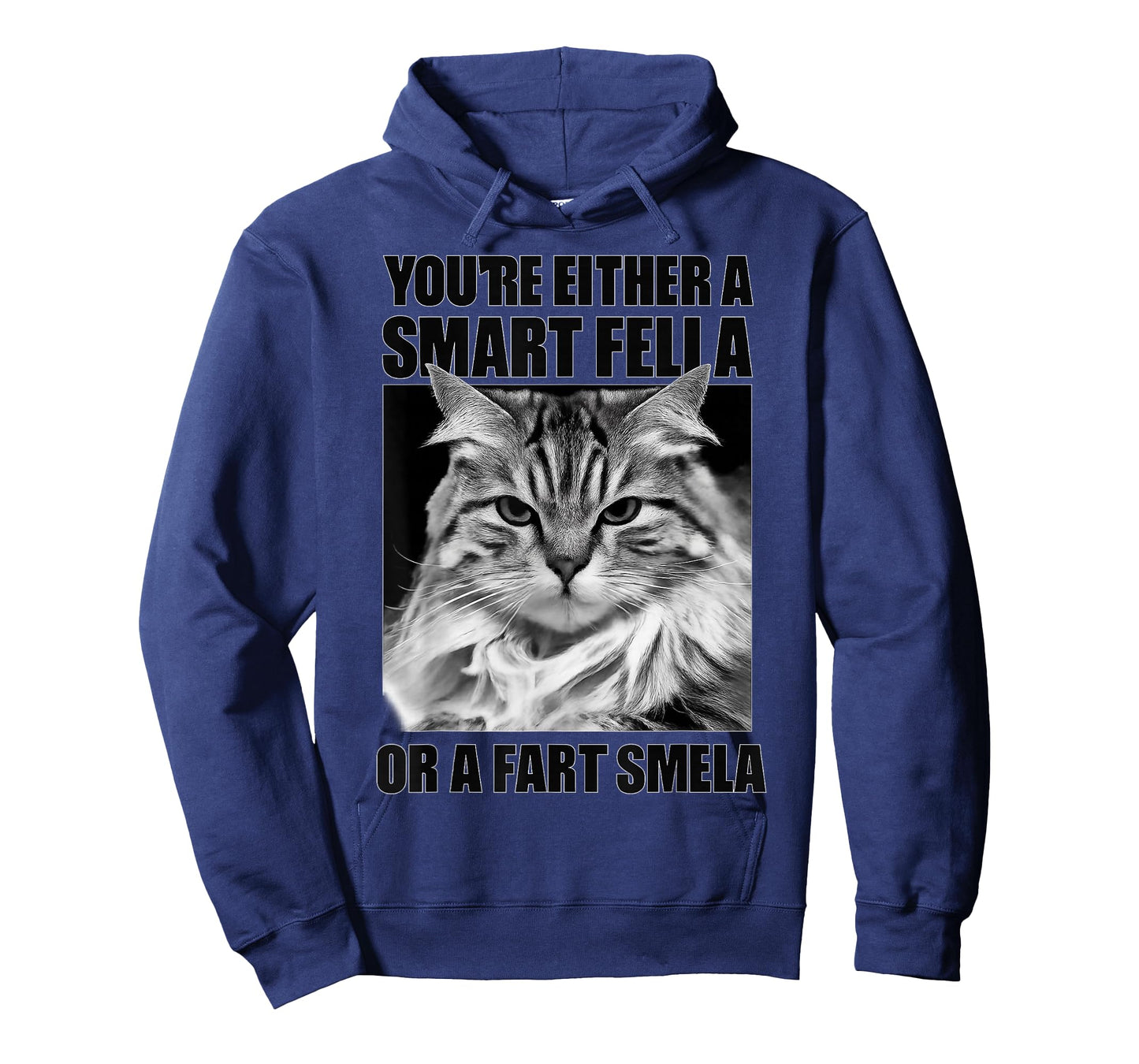You're Either A Smart Fella Or A Fart Smella for Cats Lovers T-Shirt