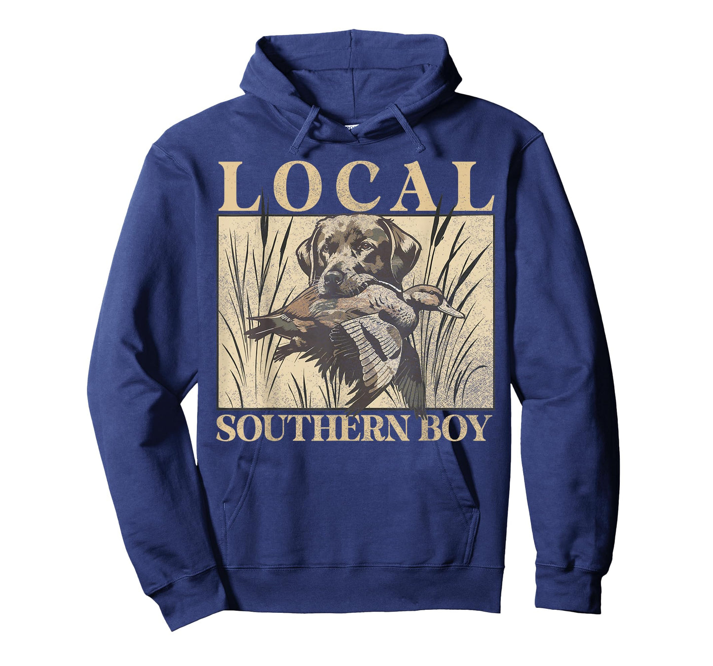 Local Southern Boy Duck Hunting Black Lab Outdoor Vintage T-Shirt