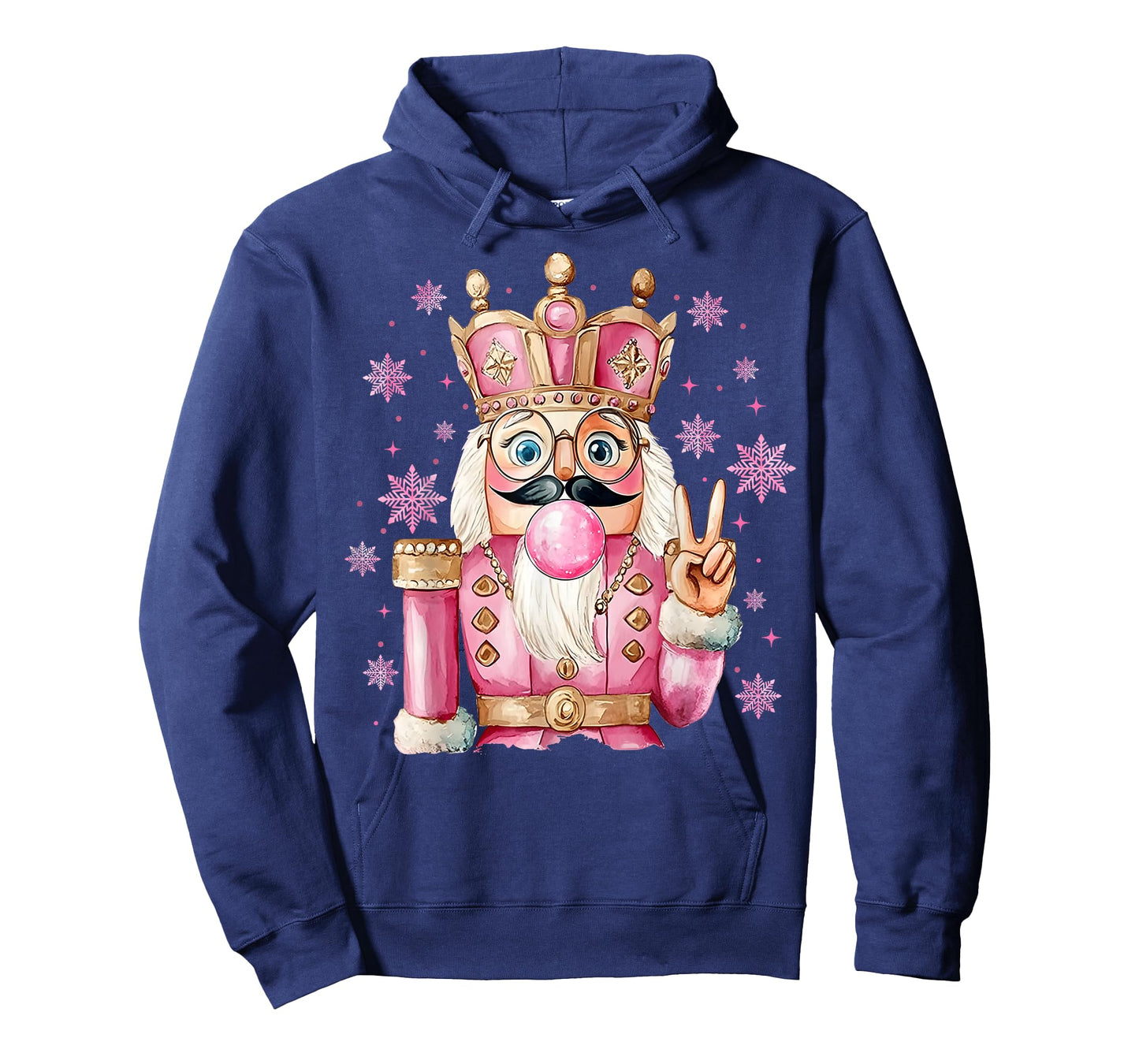 Cute Pink Nutcracker Blowing Bubble Christmas Girly Pajamas T-Shirt