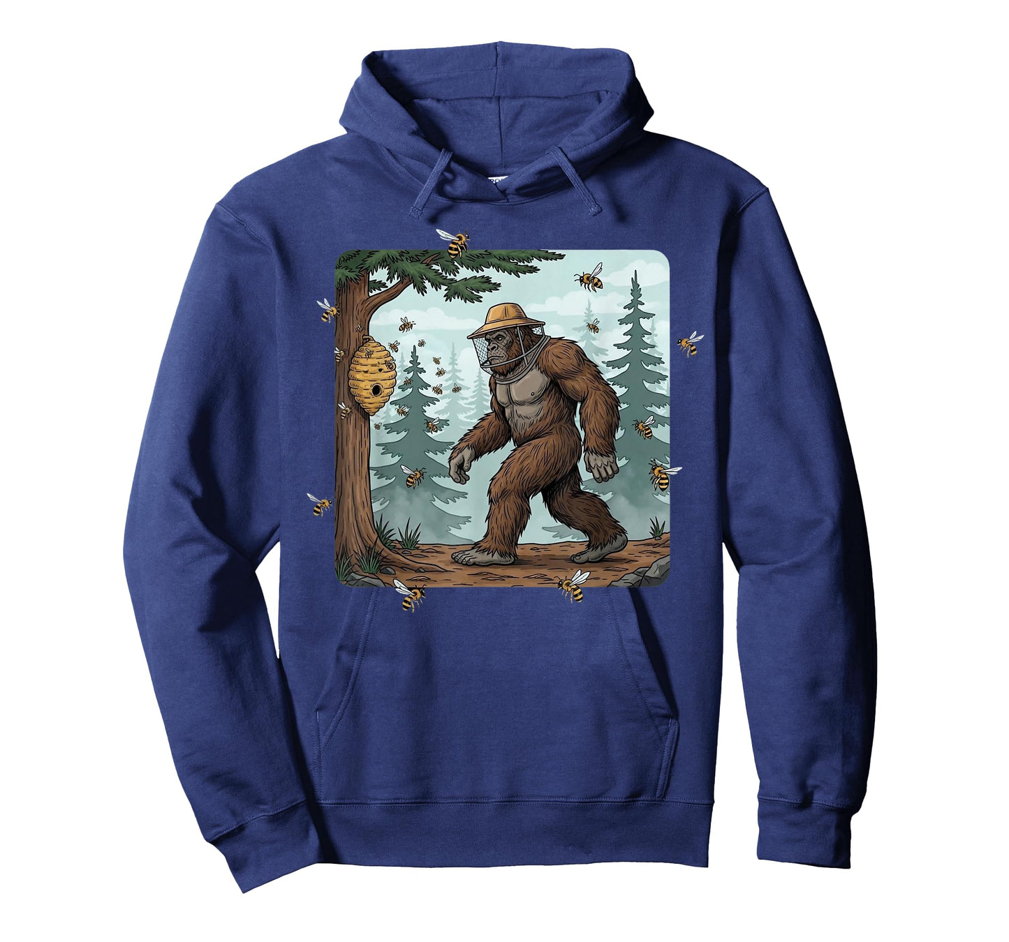 Sasquatch Beekeeper Bigfoot Honeybee Apiary Bees Beekeeping T-Shirt