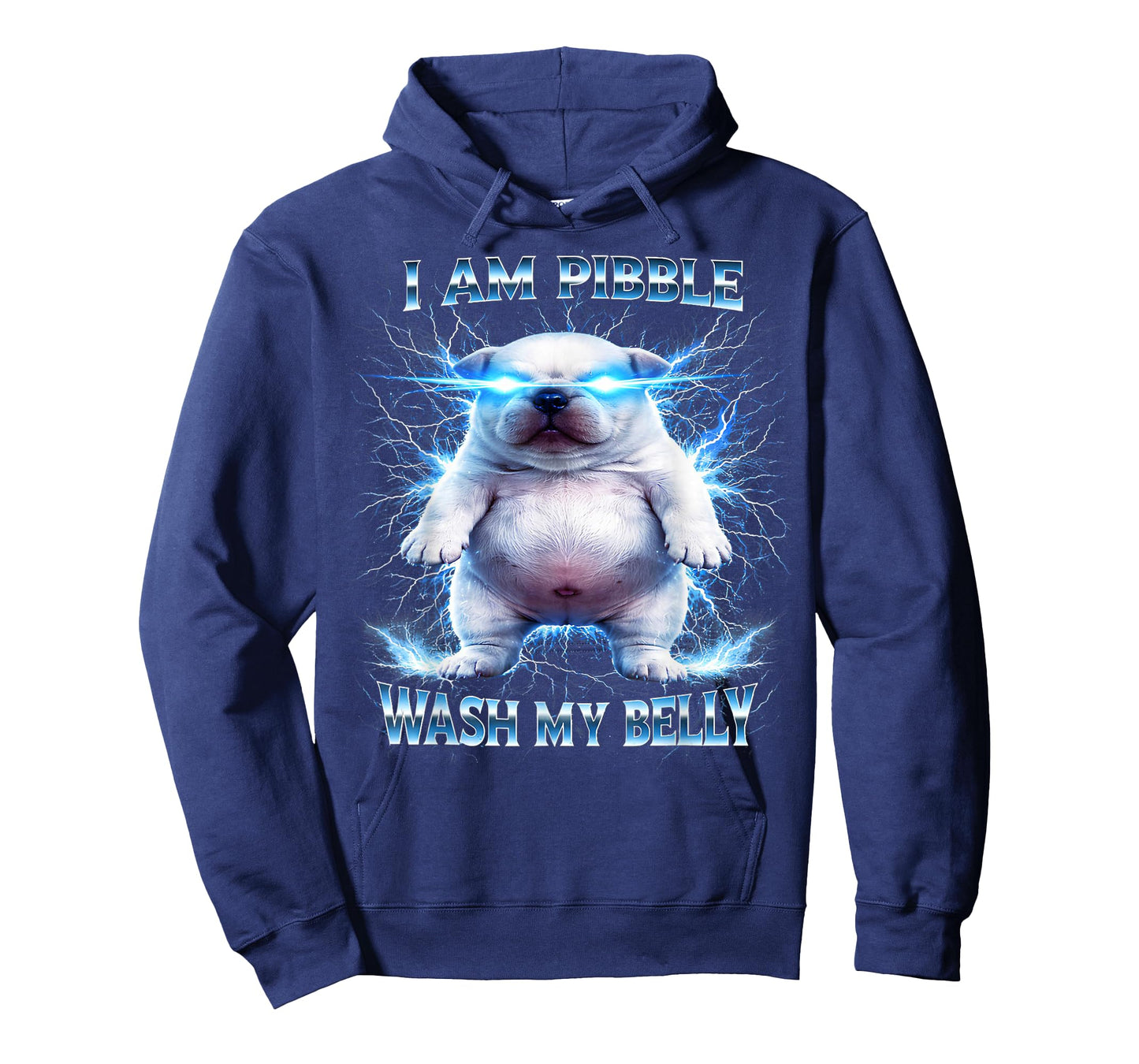 I Am Pibble Wash My Belly Funny Dog Clean Meme T-Shirt
