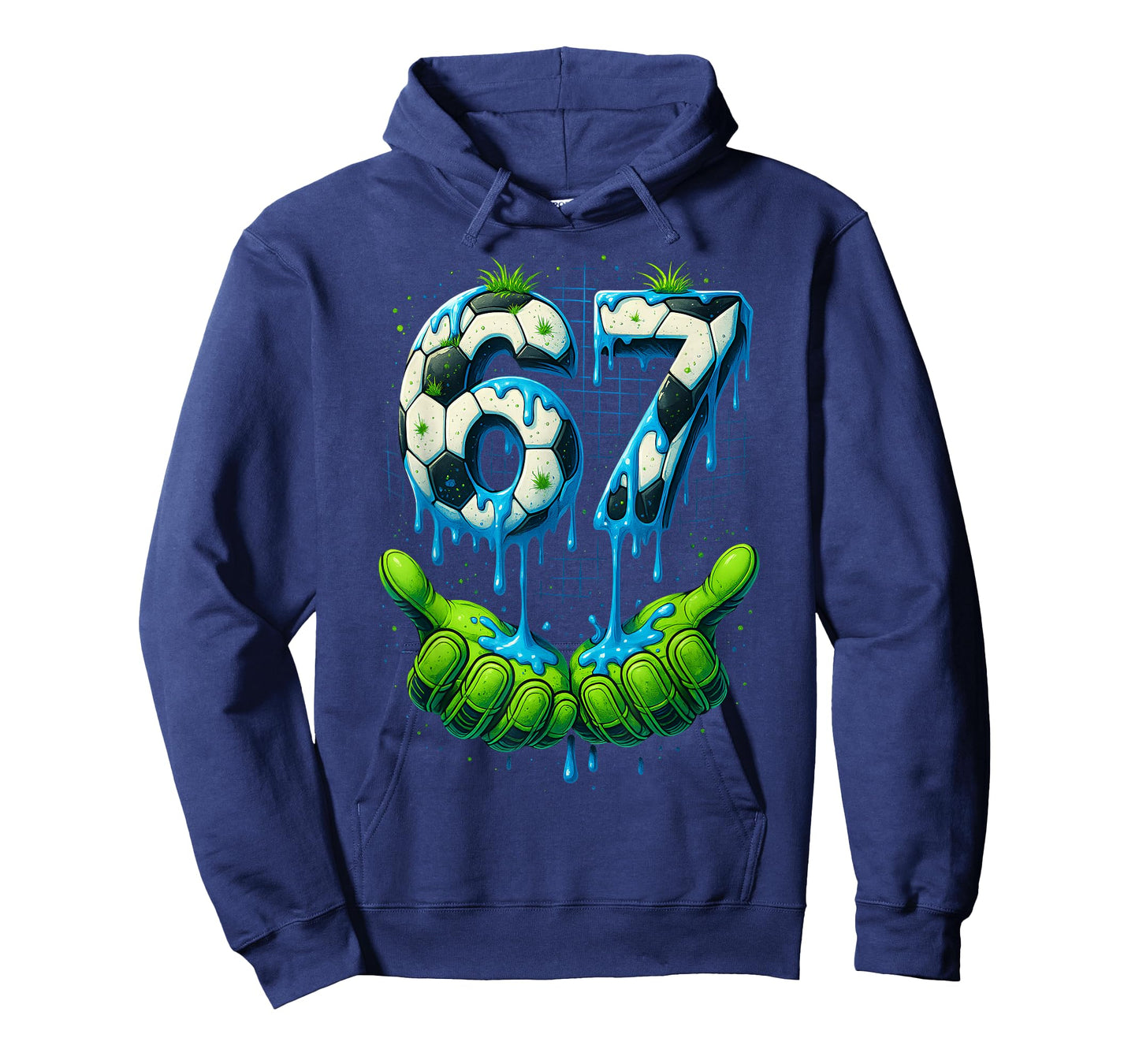 Soccer 67 Six Seven 6 7 Funny Gen Alpha Meme Drip Boys Kids T-Shirt