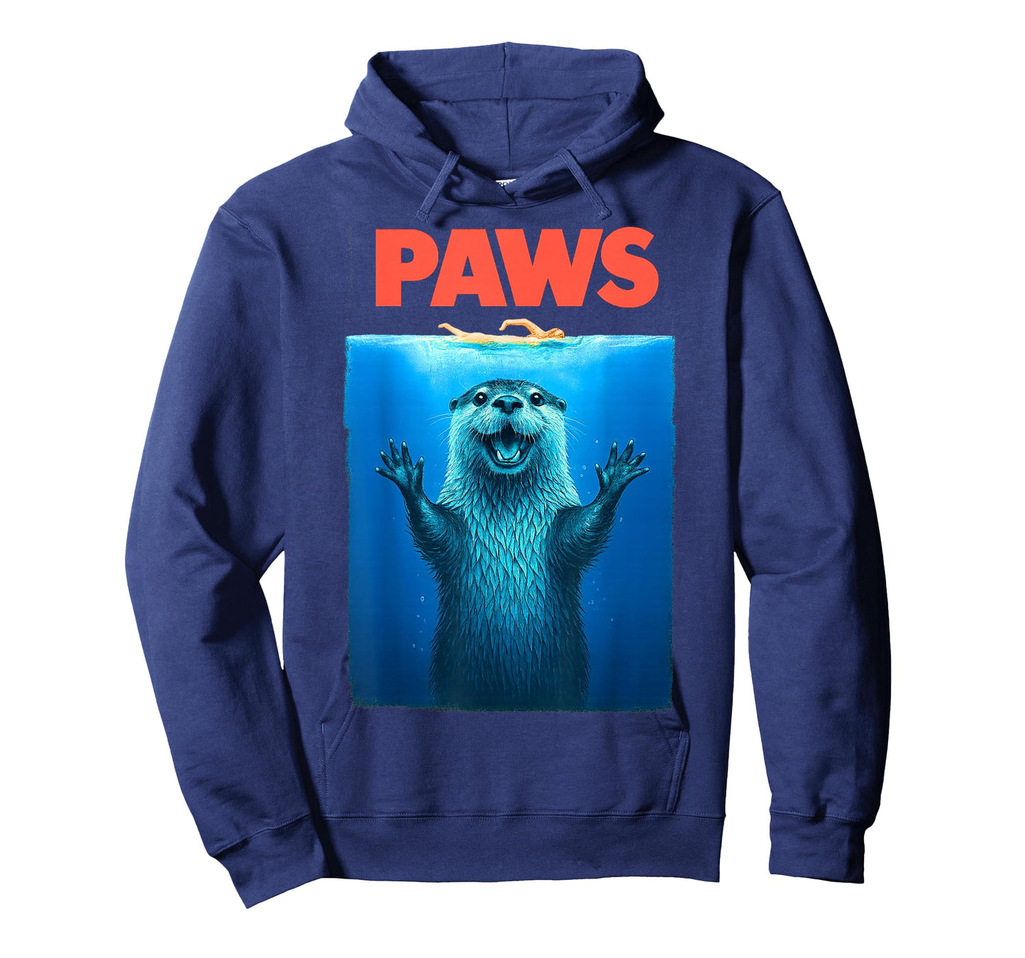 Paws Otter Funny Pun for Men Women Kids apparelns T-Shirt