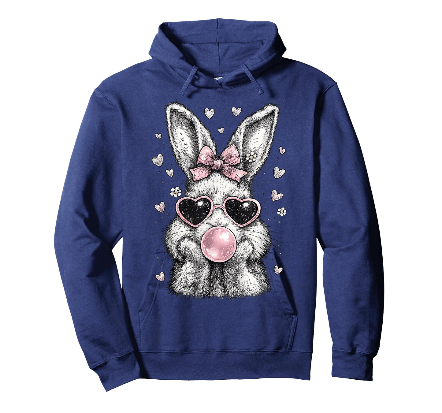 Cute Easter Bunny Shirt for Women Pink Rabbit Coquette Girly T-Shirt