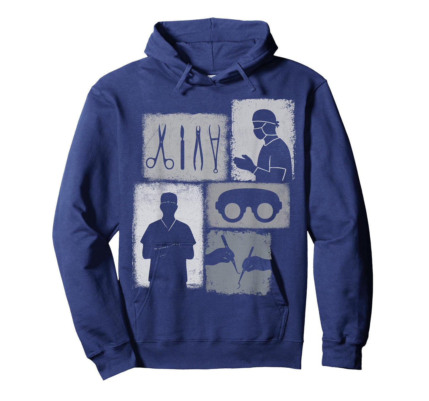 Surgeon Vintage Collage Surgical Men Doctor T-Shirt