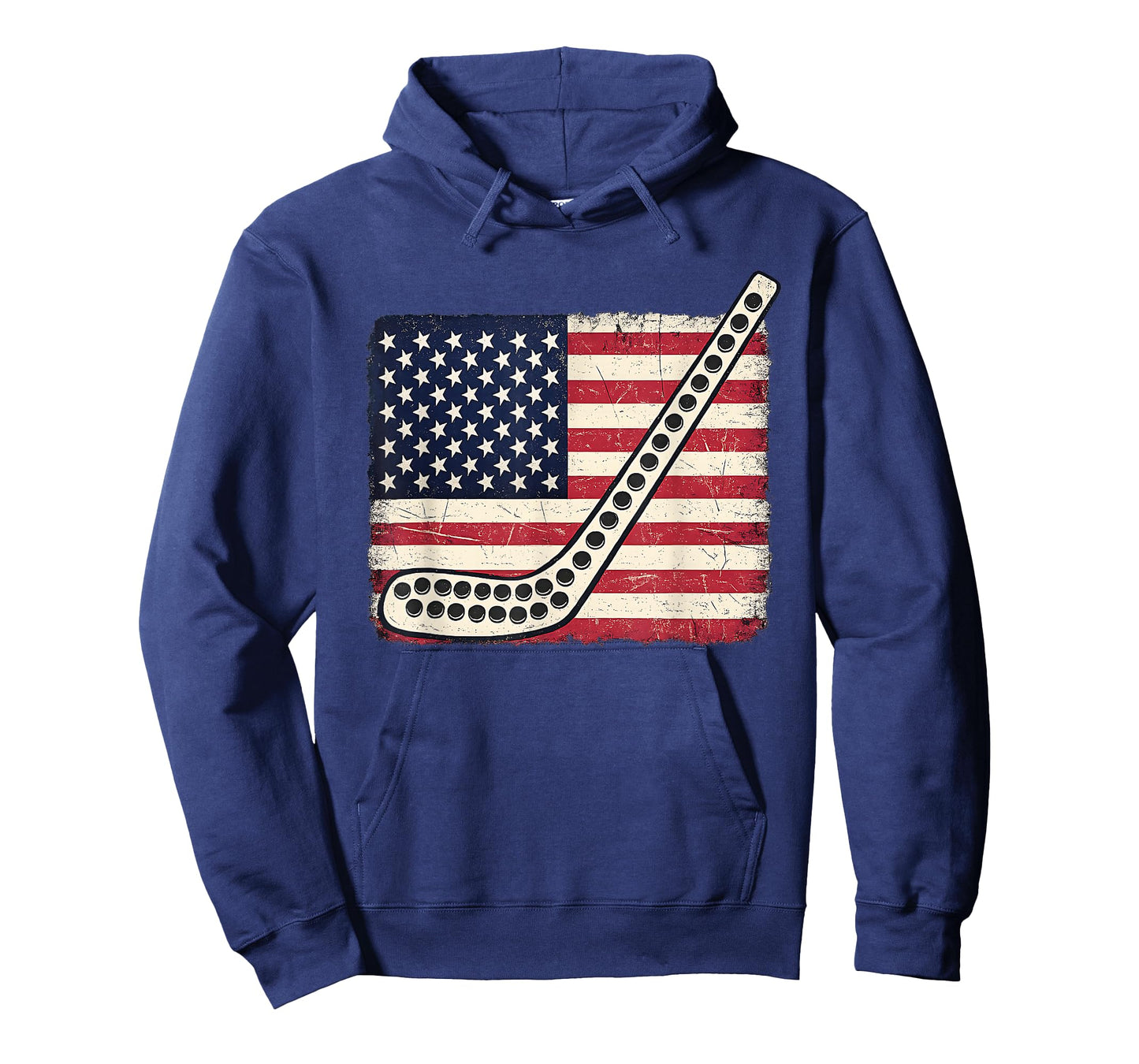 American Flag Hockey Sticks Ice Hockey for Players Fans T-Shirt