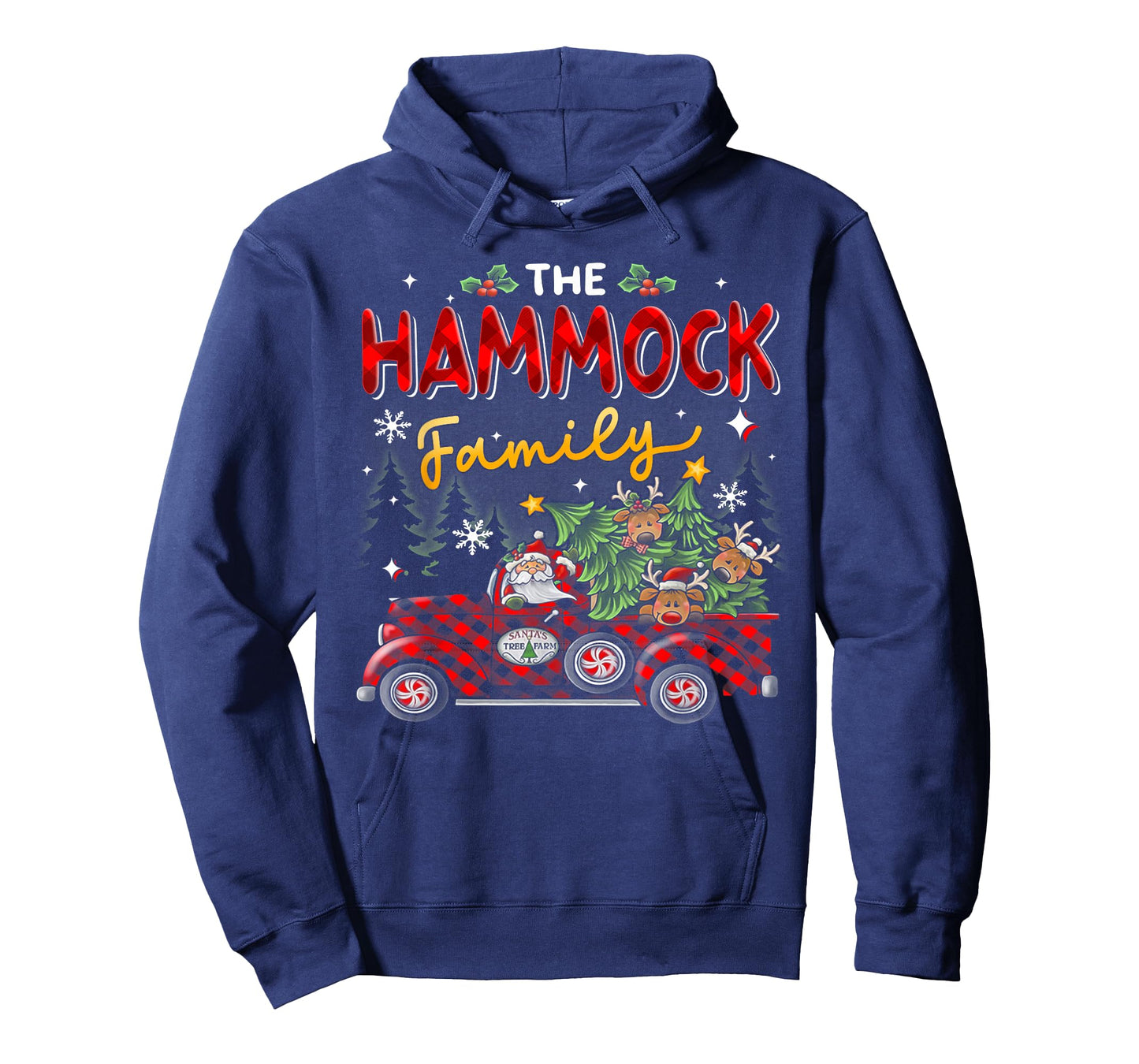 The Hammock Family Christmas Matching Pajamas Group Gift T-Shirt