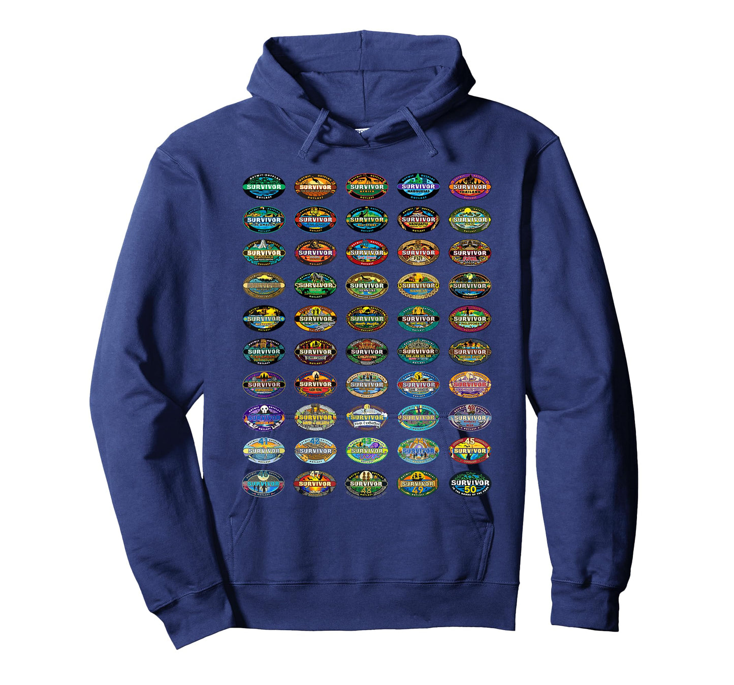 Survivor 50 Seasons of Survivor Officially Licensed T-Shirt